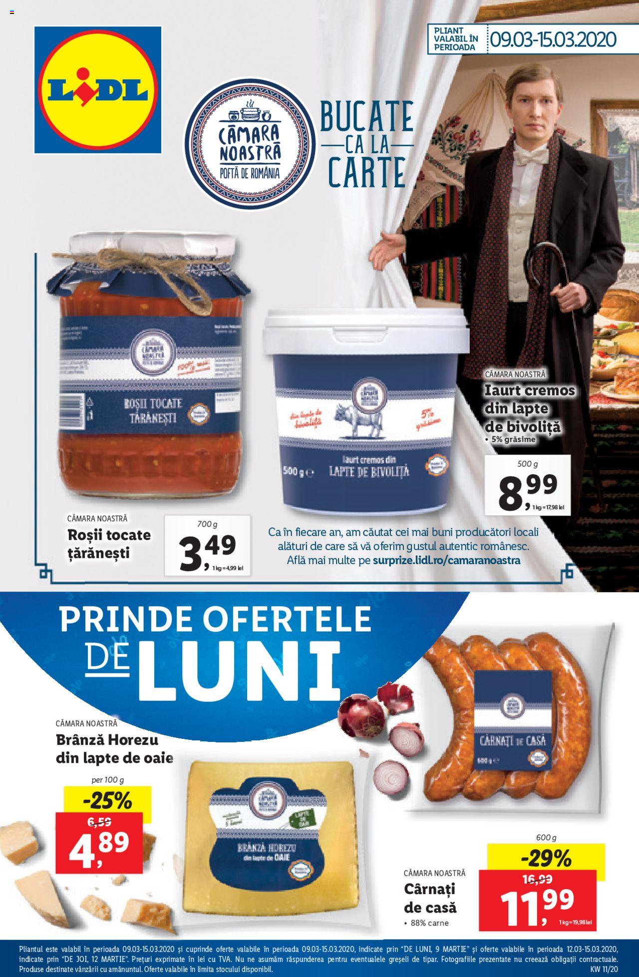 Catalog LIDL 9 - 15 Martie 2020 | Pagina 1