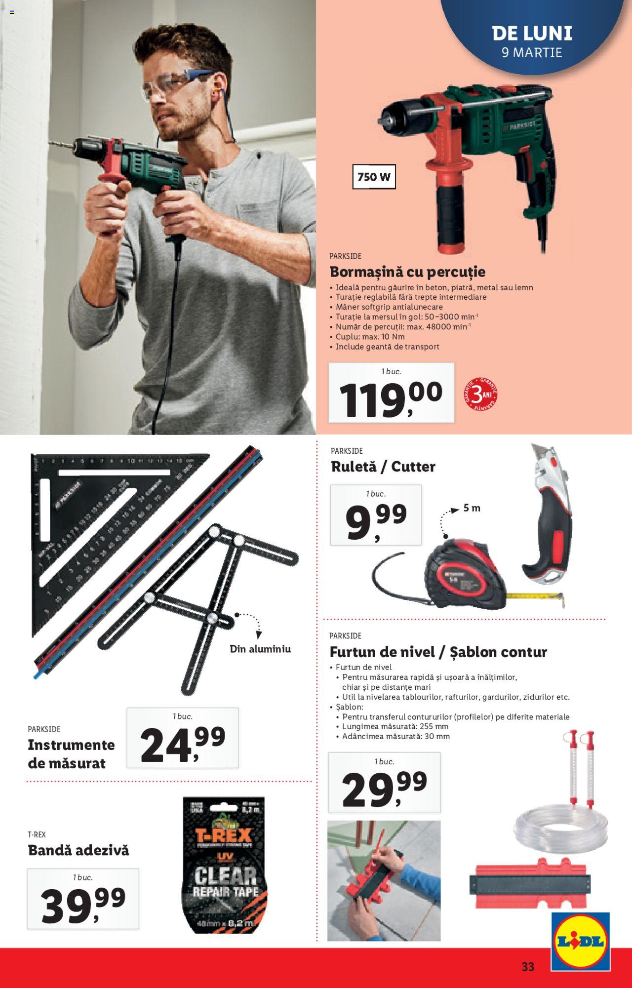 Catalog LIDL 9 - 15 Martie 2020 | Pagina 33