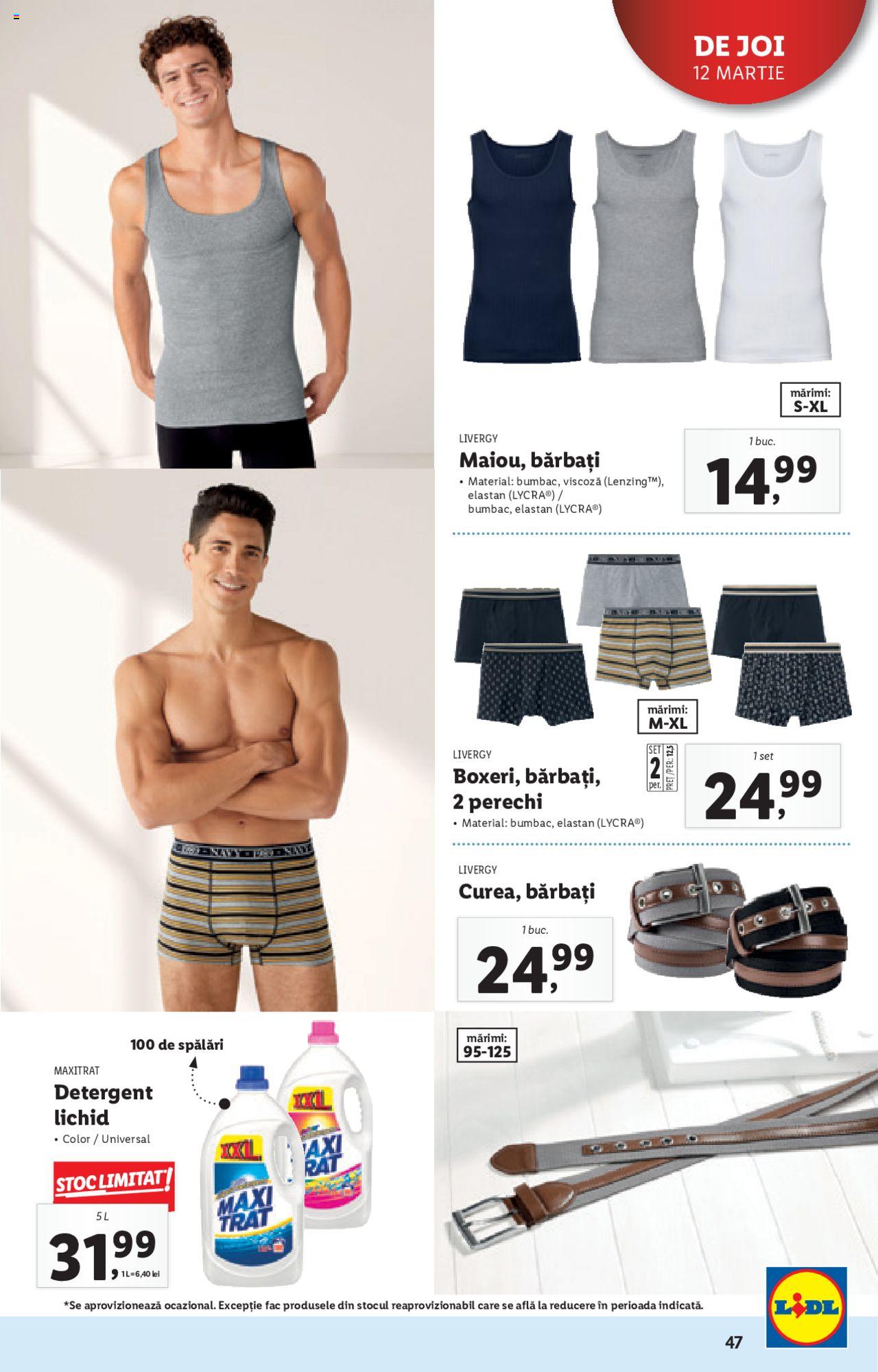 Catalog LIDL 9 - 15 Martie 2020 | Pagina 47