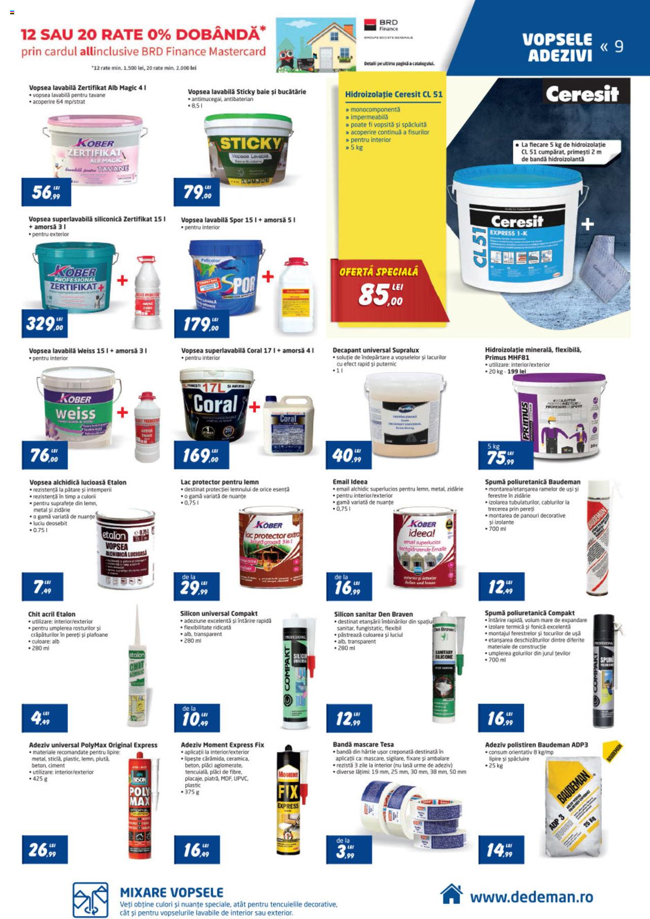 Catalog Dedeman 27 Februarie - 25 Martie 2020 | Pagina 9