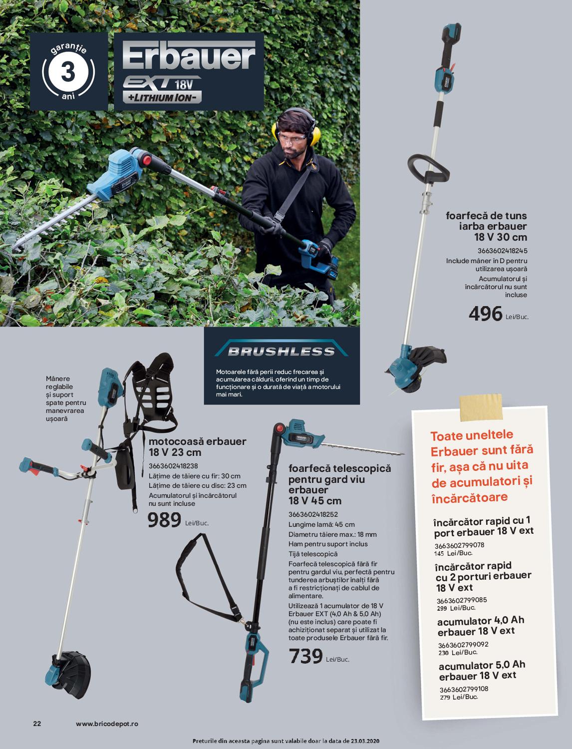 Catalog Brico Depot 20 Martie - 15 Aprilie 2020 | Pagina 22