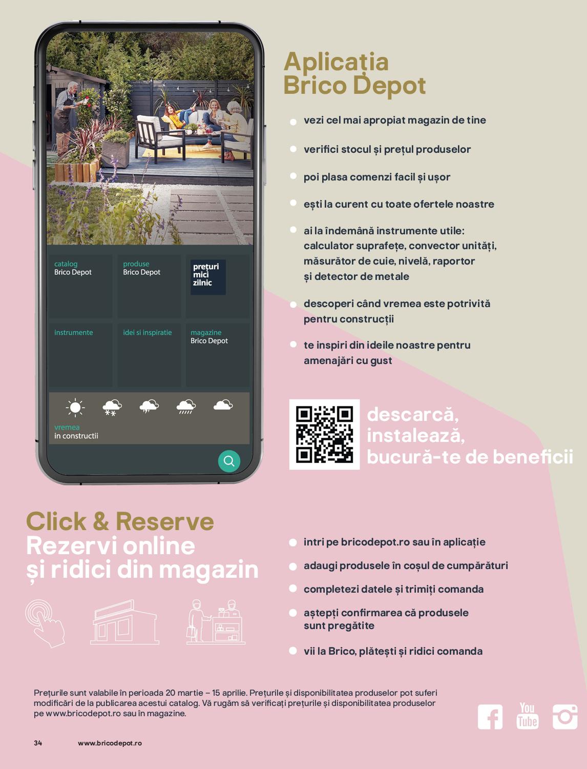 Catalog Brico Depot 20 Martie - 15 Aprilie 2020 | Pagina 34