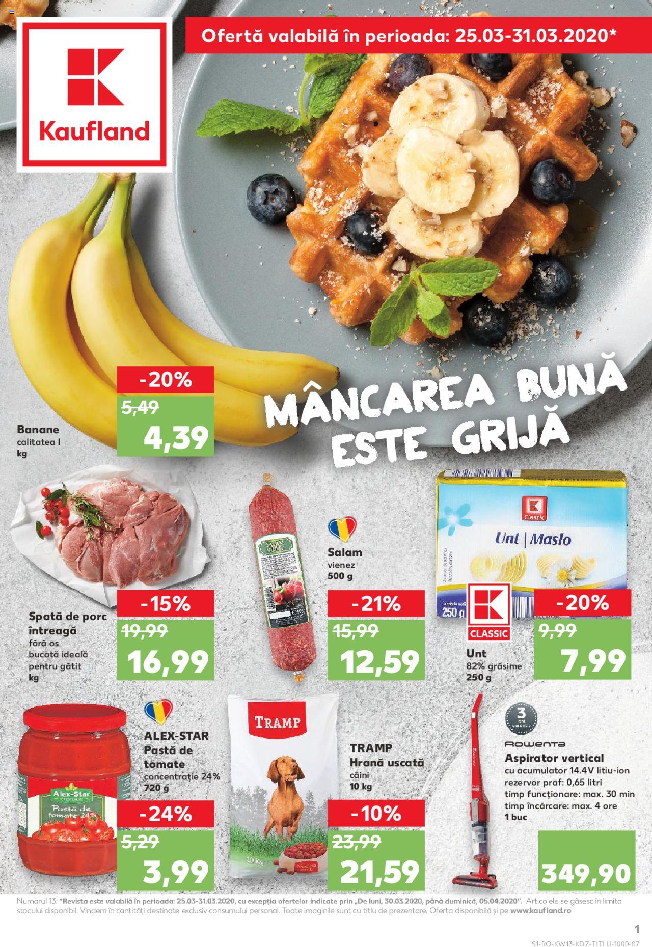 Catalog Kaufland 25 - 31 Martie 2020 | Pagina 1