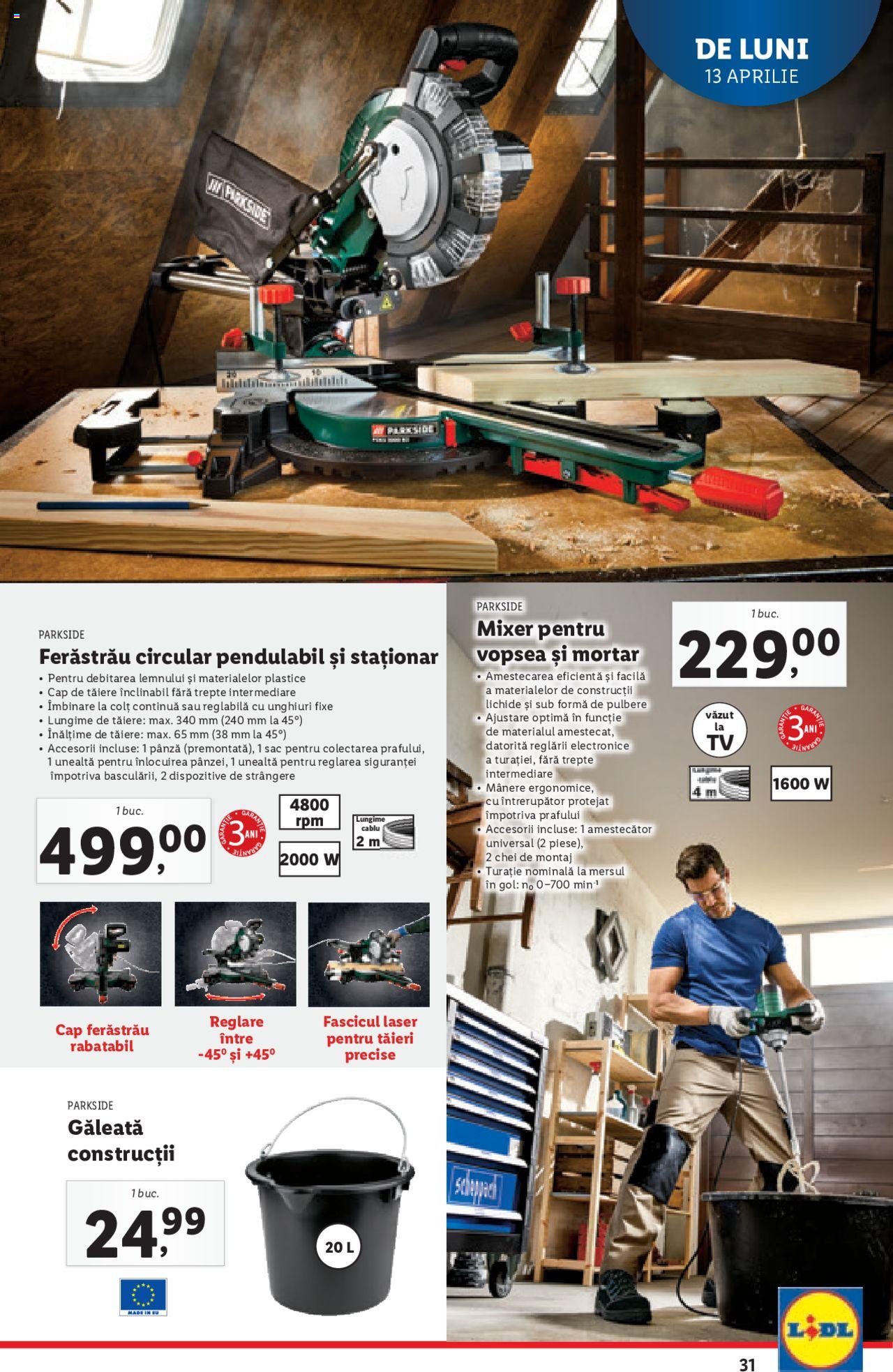 Catalog LIDL 13 - 18 Aprilie 2020 | Pagina 31