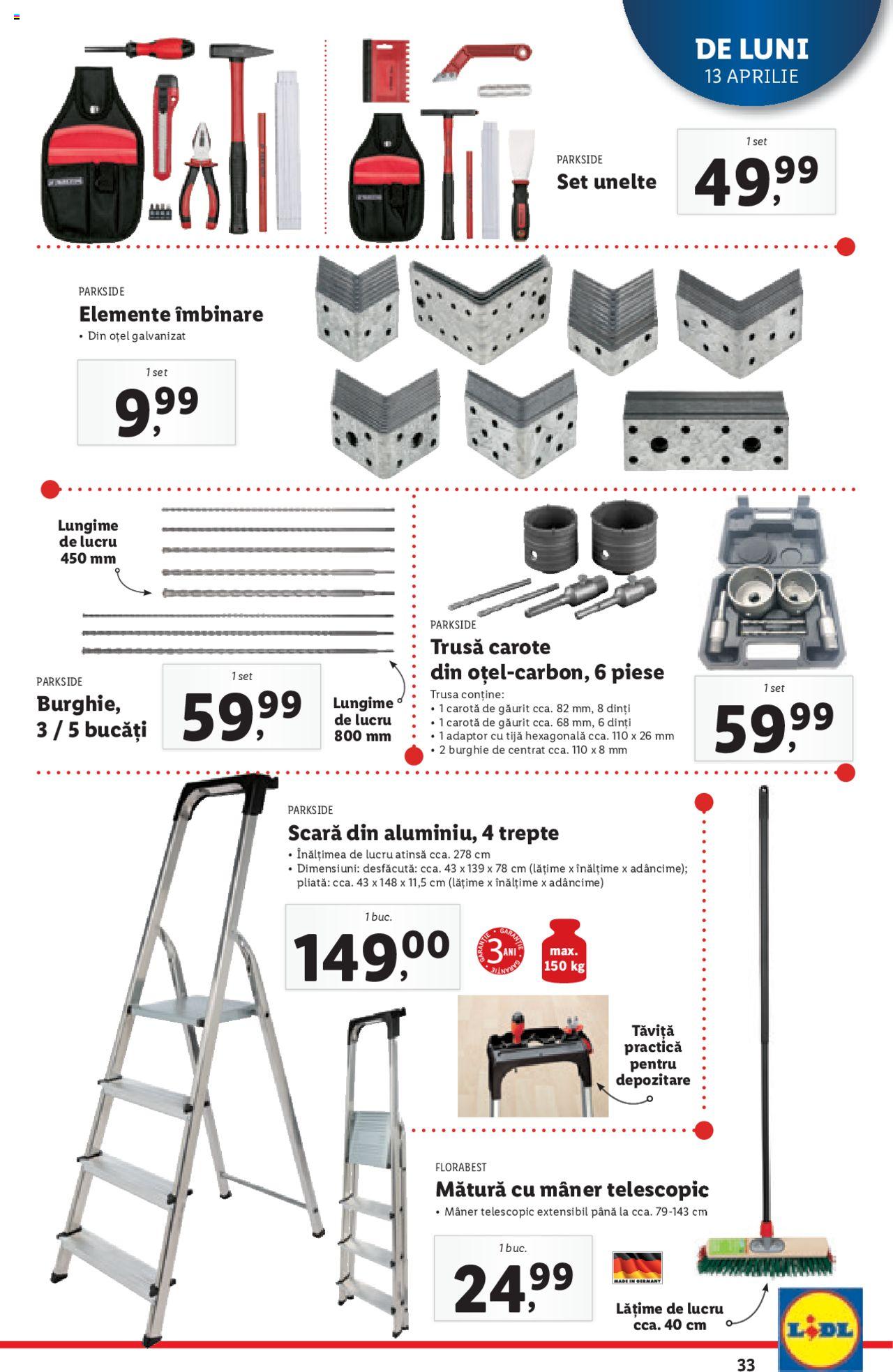 Catalog LIDL 13 - 18 Aprilie 2020 | Pagina 33