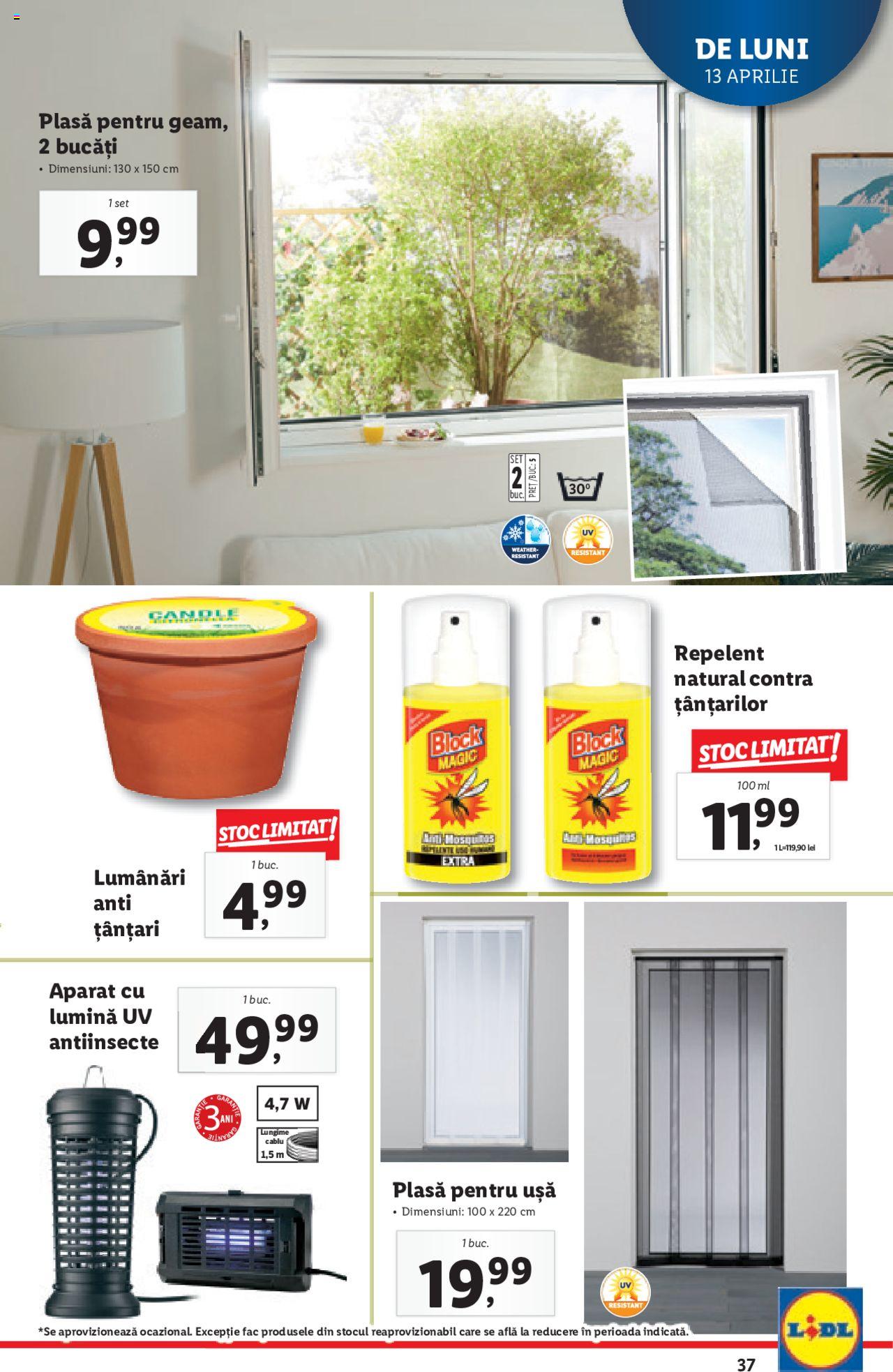 Catalog LIDL 13 - 18 Aprilie 2020 | Pagina 37