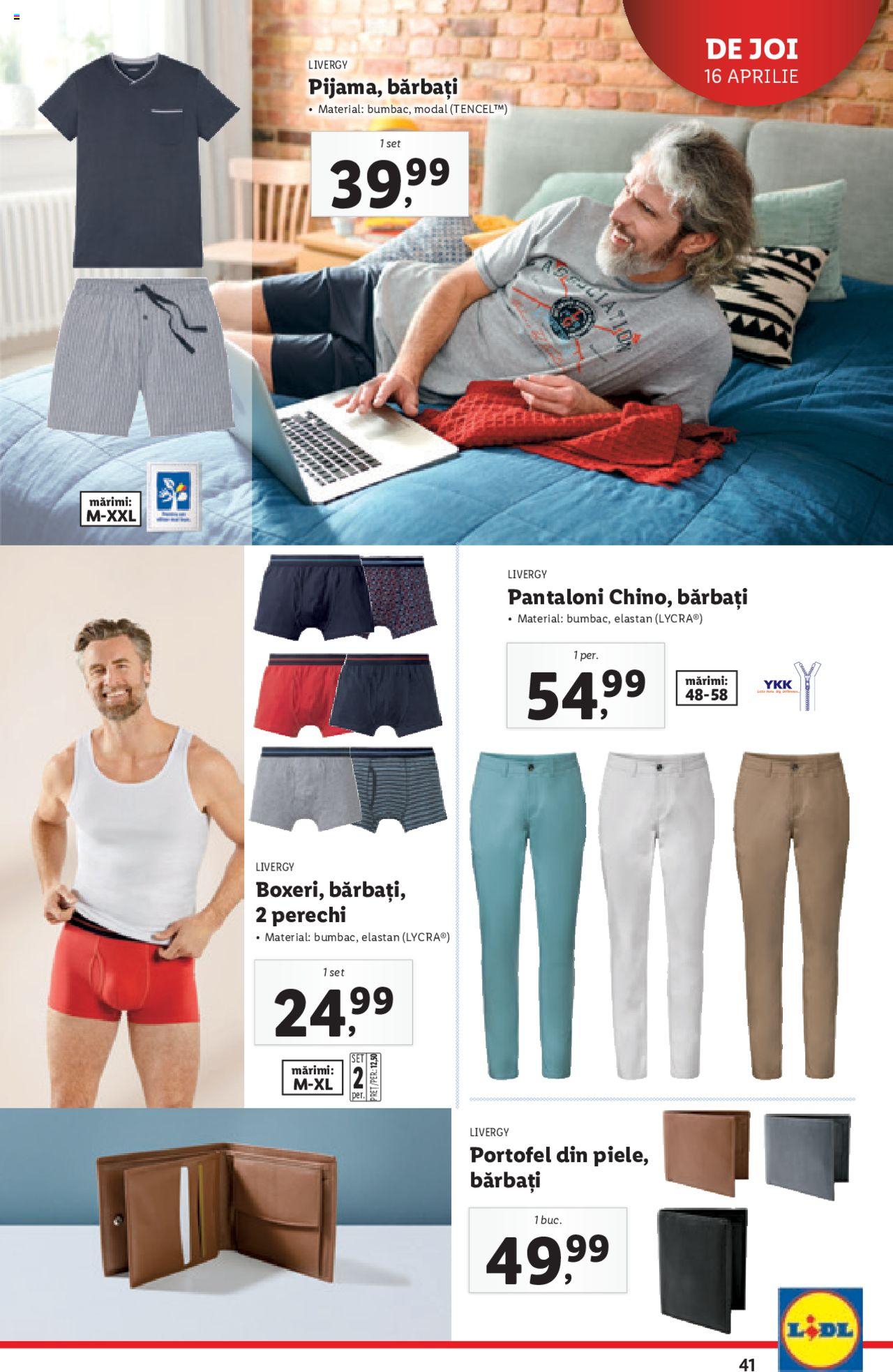Catalog LIDL 13 - 18 Aprilie 2020 | Pagina 41