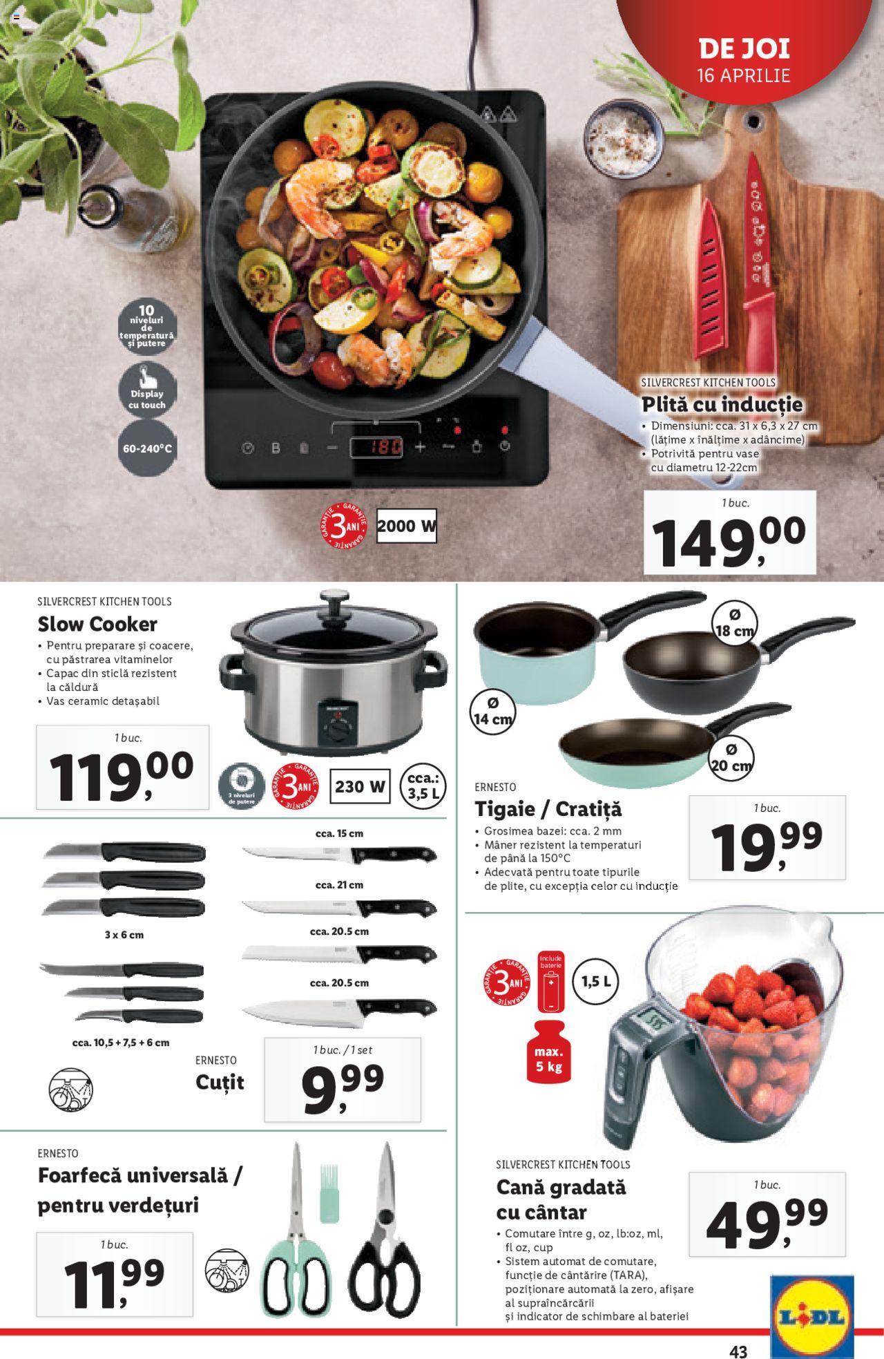 Catalog LIDL 13 - 18 Aprilie 2020 | Pagina 43