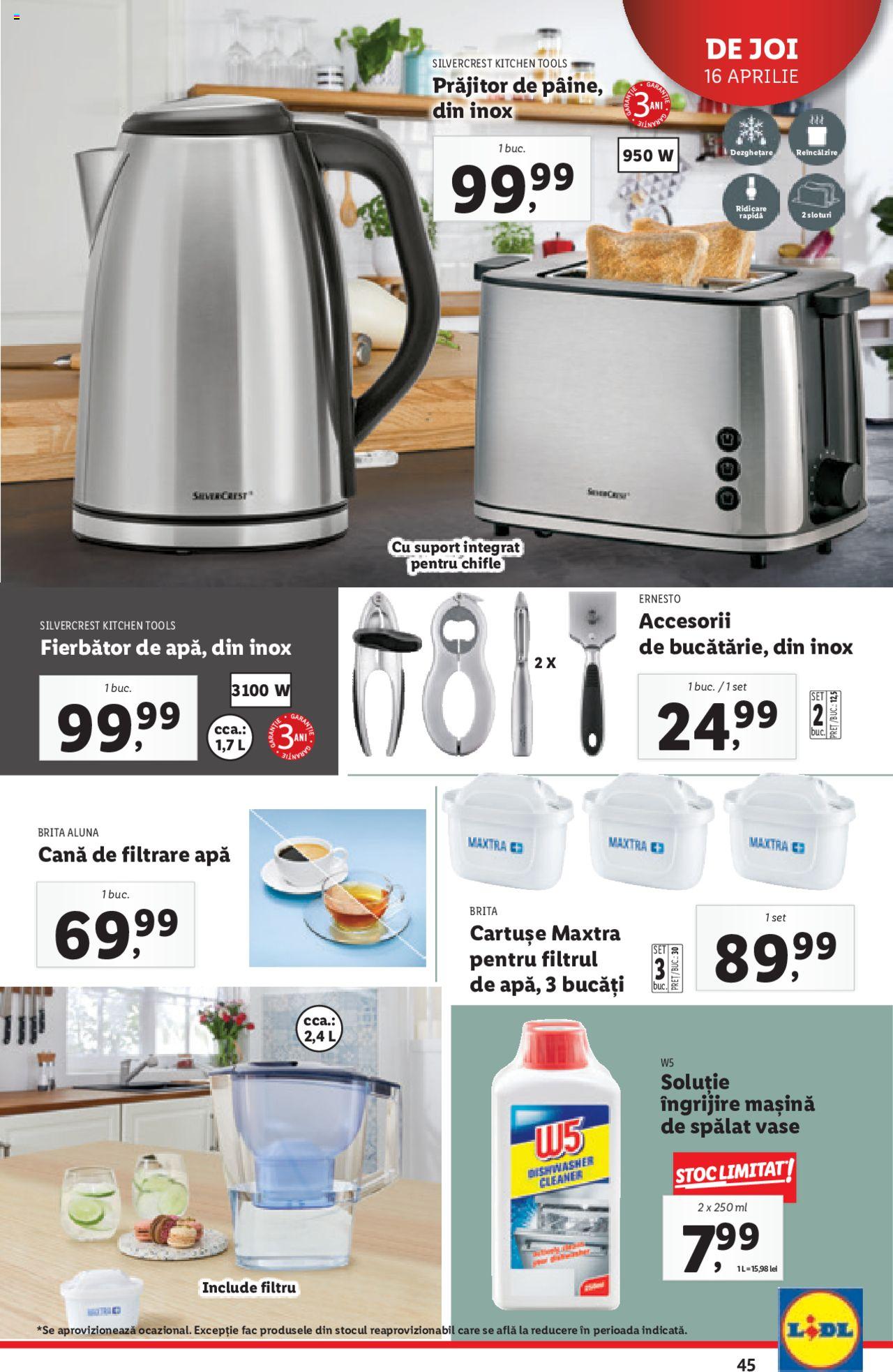 Catalog LIDL 13 - 18 Aprilie 2020 | Pagina 45