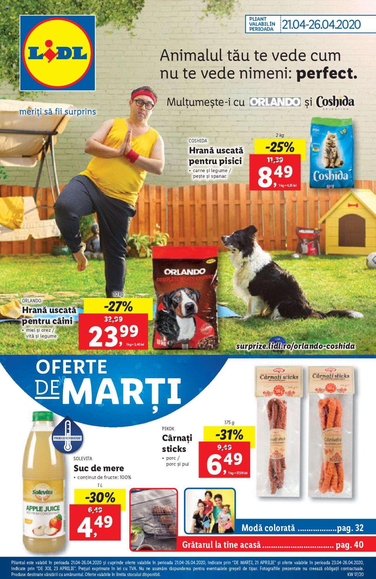 Catalog LIDL 21 - 26 Aprilie 2020 | Pagina 1