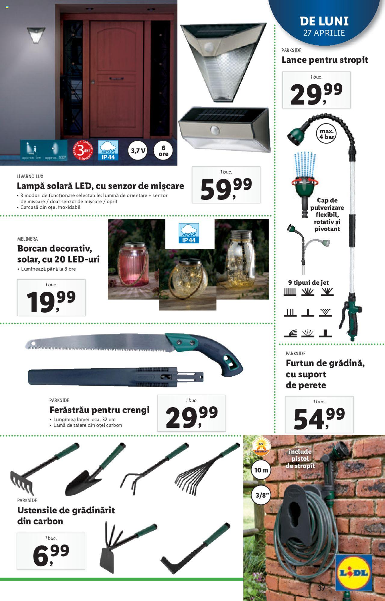 Catalog LIDL 27 Aprilie - 3 Mai 2020 | Pagina 37