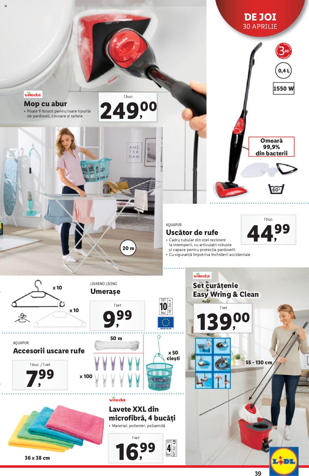 Catalog LIDL 27 Aprilie - 3 Mai 2020 | Pagina 39