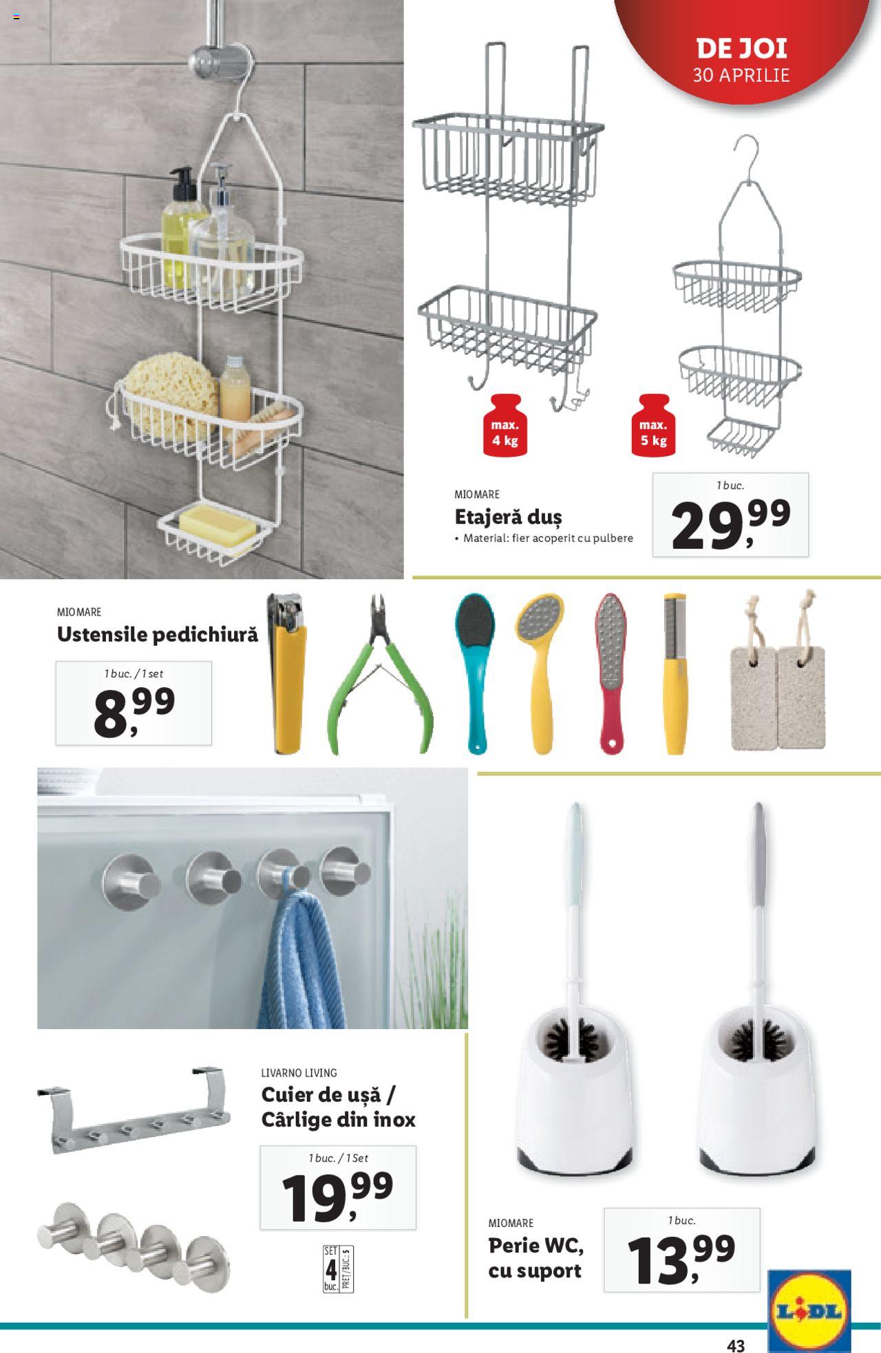 Catalog LIDL 27 Aprilie - 3 Mai 2020 | Pagina 43
