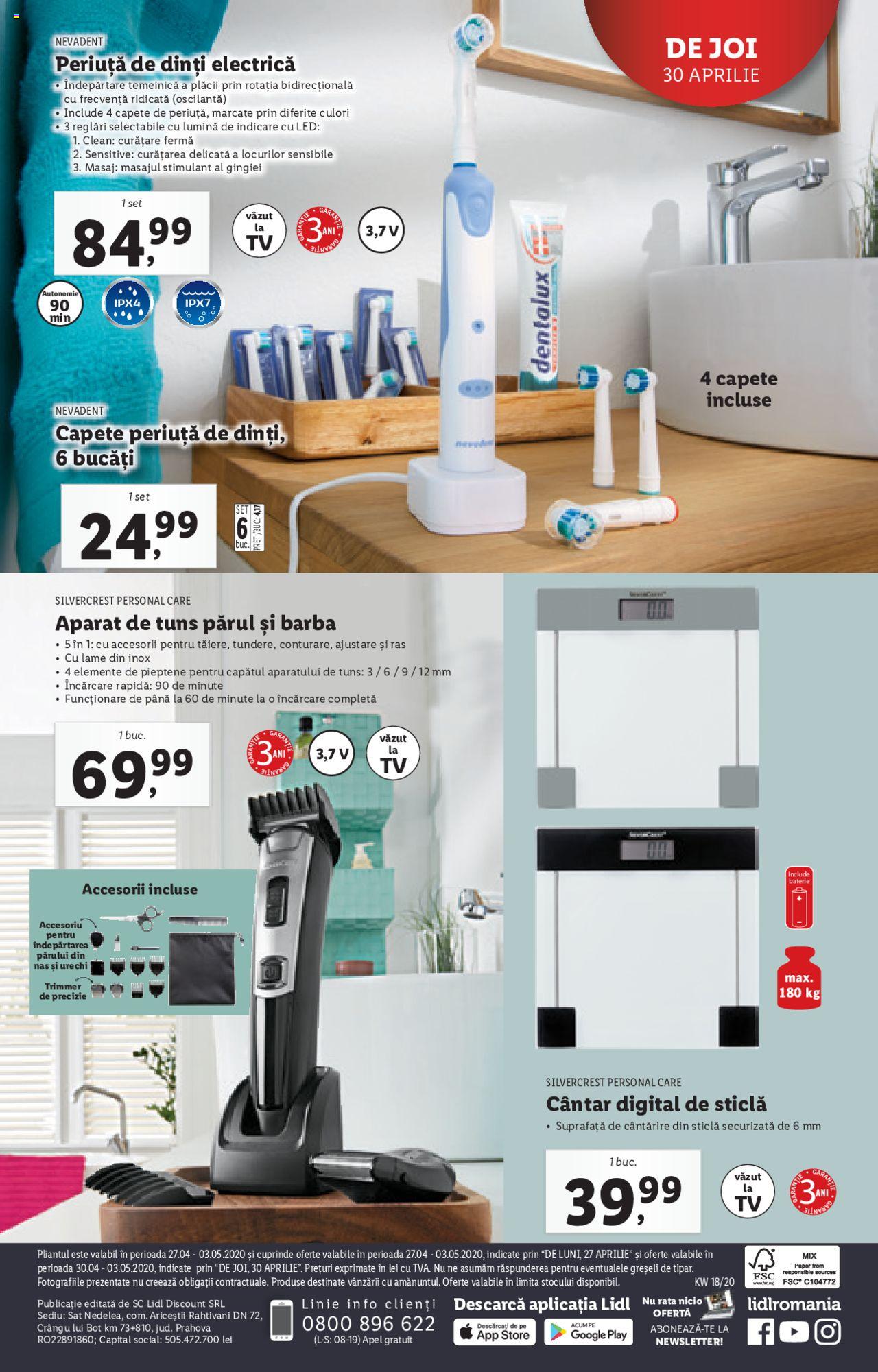 Catalog LIDL 27 Aprilie - 3 Mai 2020 | Pagina 44