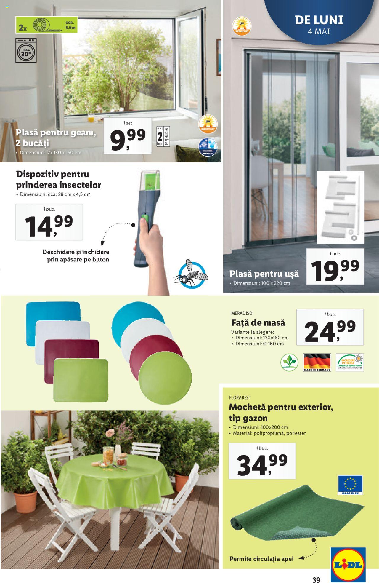 Catalog LIDL 4 - 10 Mai 2020 | Pagina 39