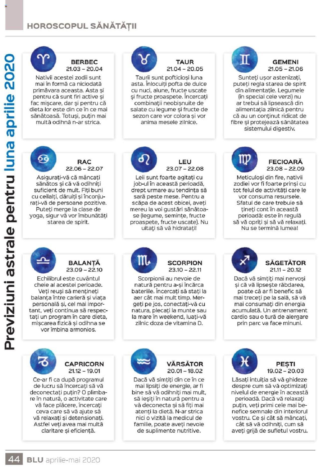Catalog Sensiblu 1 Aprilie - 30 Mai 2020 | Pagina 44