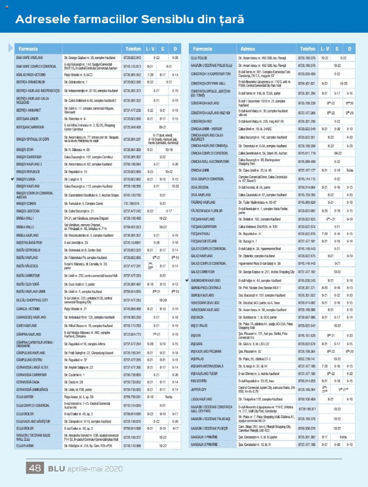 Catalog Sensiblu 1 Aprilie - 30 Mai 2020 | Pagina 48