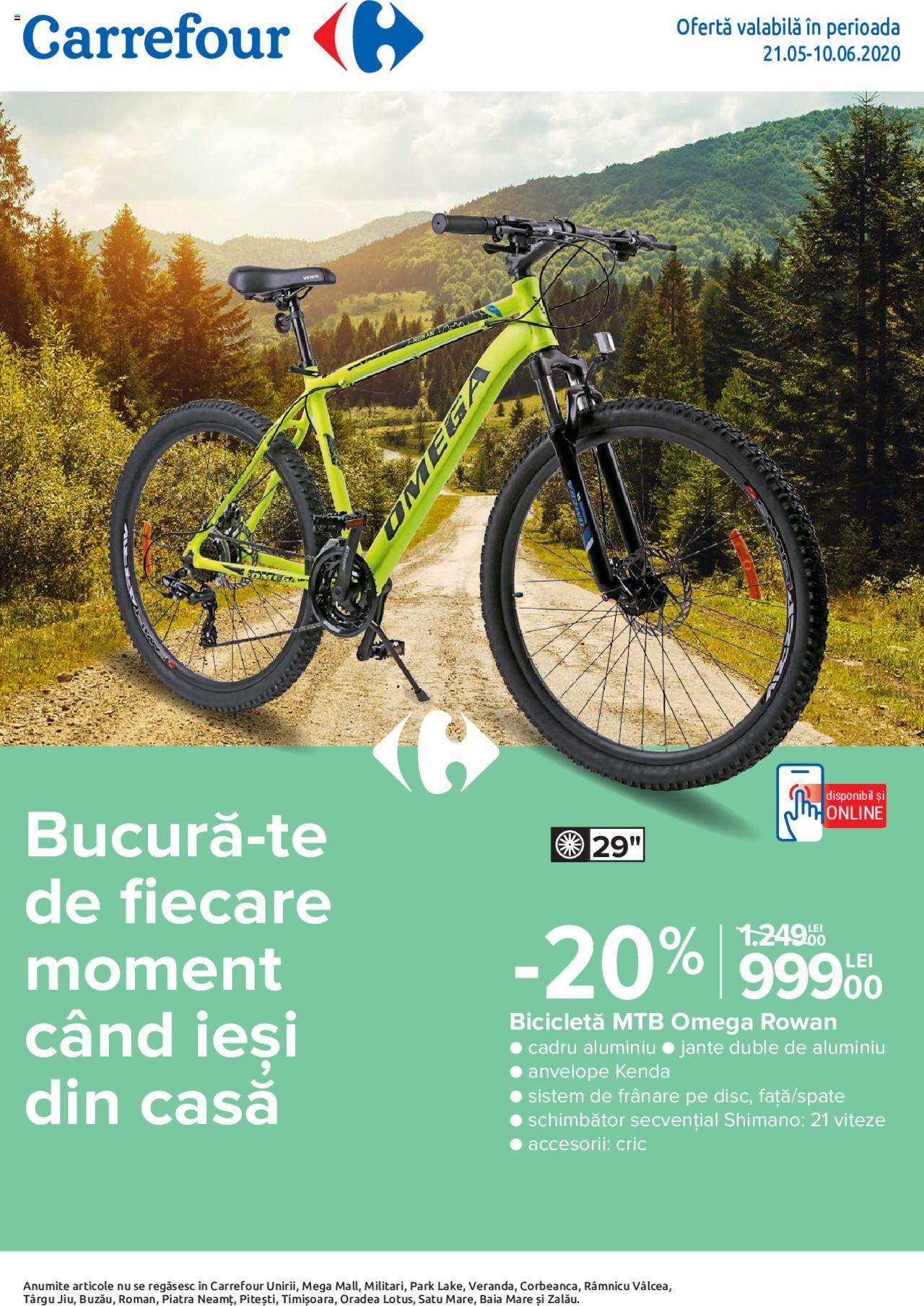 Catalog Carrefour 21 Mai - 10 Iunie 2020 | Pagina 1