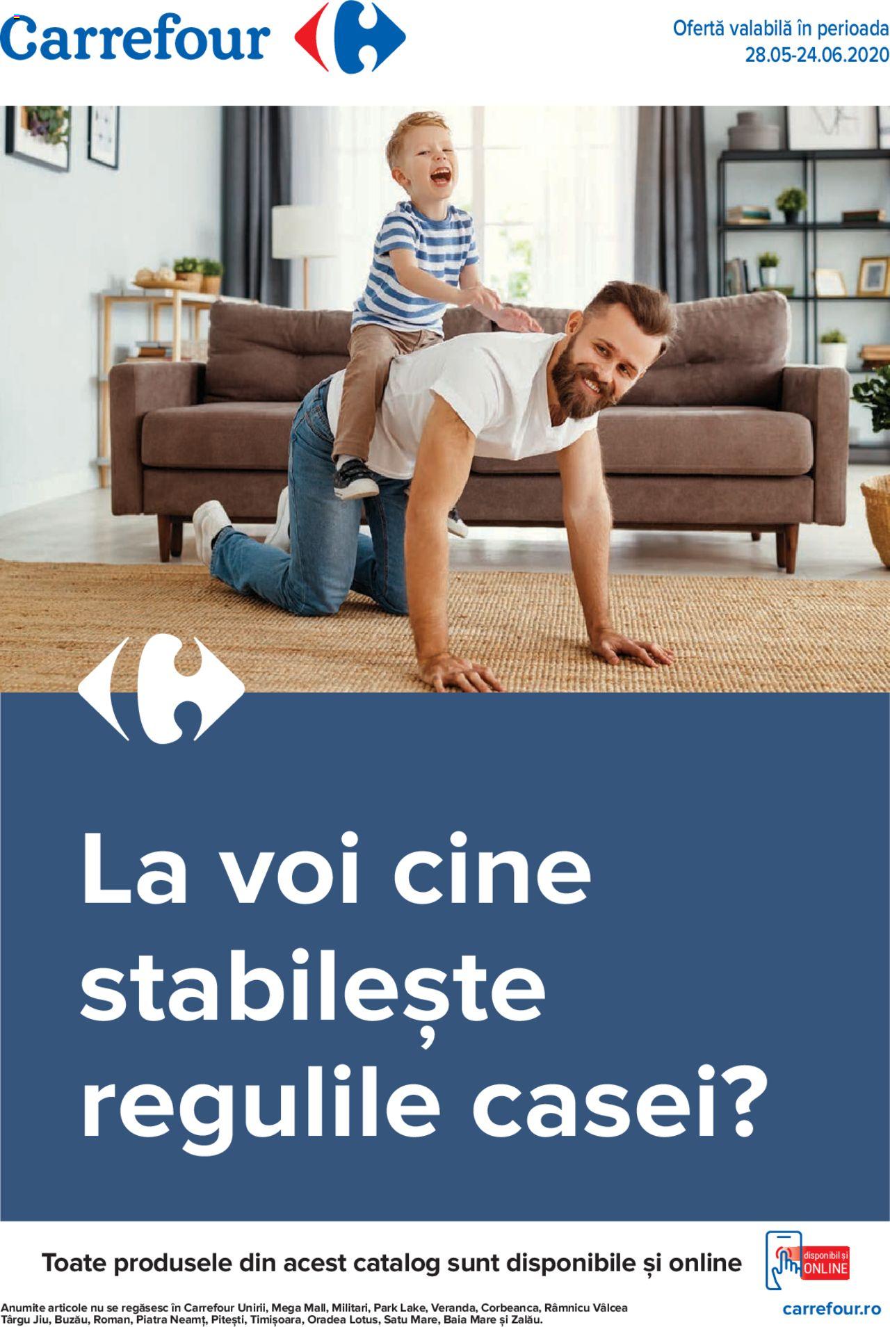 Catalog Carrefour 28 Mai - 24 Iunie 2020 | Pagina 1