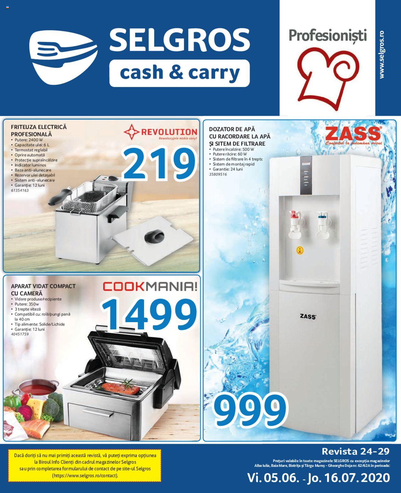 Catalog Selgros 5 Iunie - 2 Iulie 2020 | Pagina 1