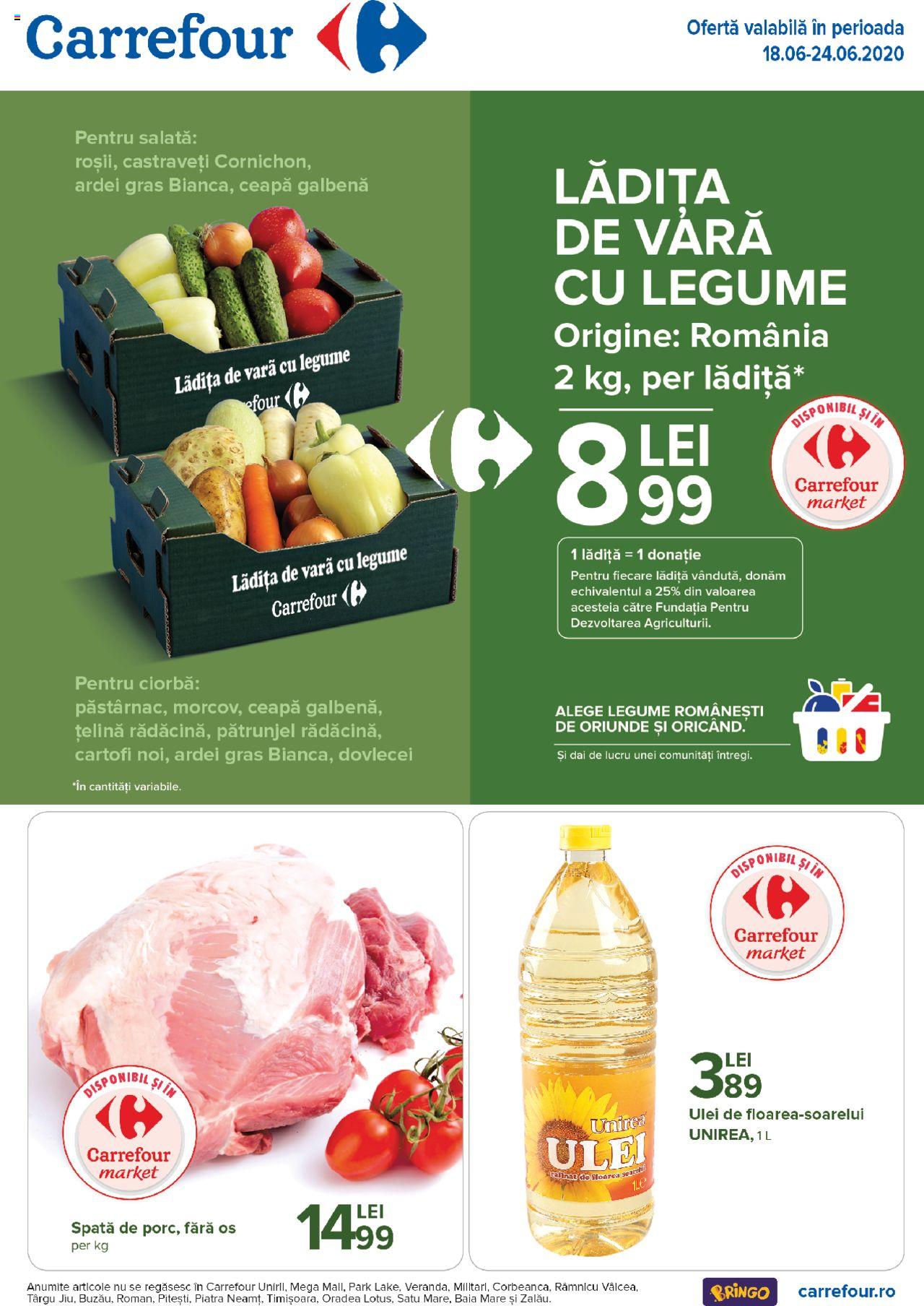 Catalog Carrefour 18 - 24 Iunie 2020 | Pagina 1