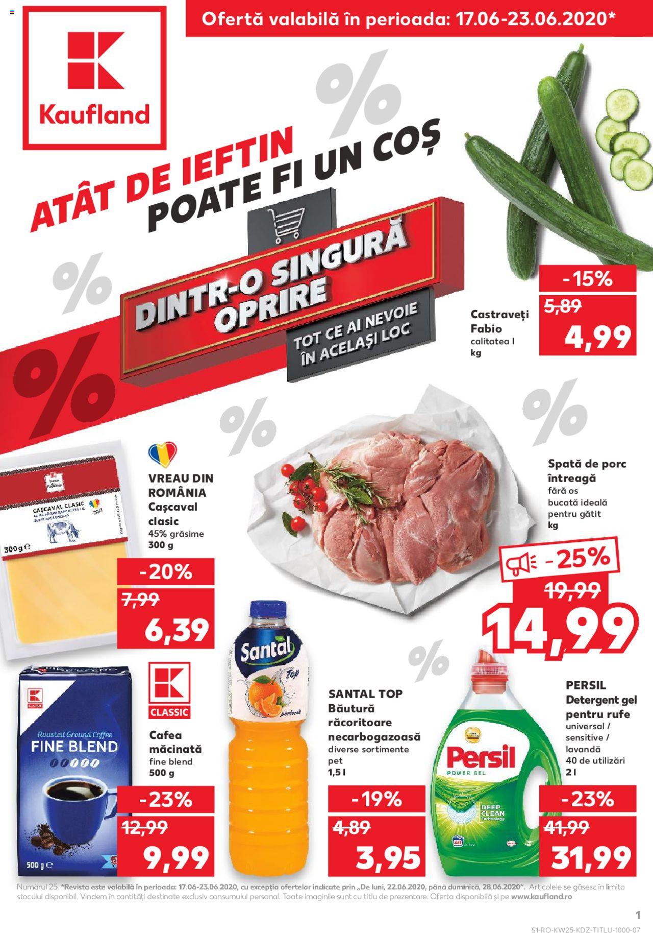 Catalog Kaufland 17 - 23 Iunie 2020 | Pagina 1