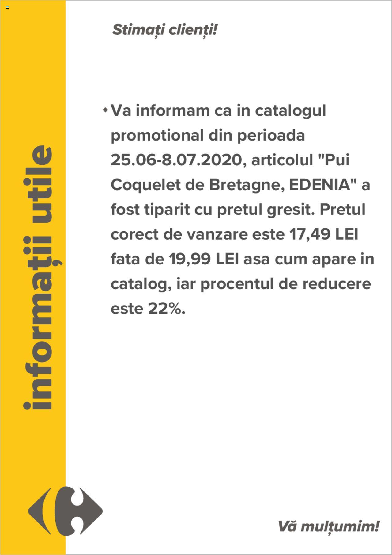 Catalog Carrefour 25 Iunie - 8 Iulie 2020 | Pagina 50