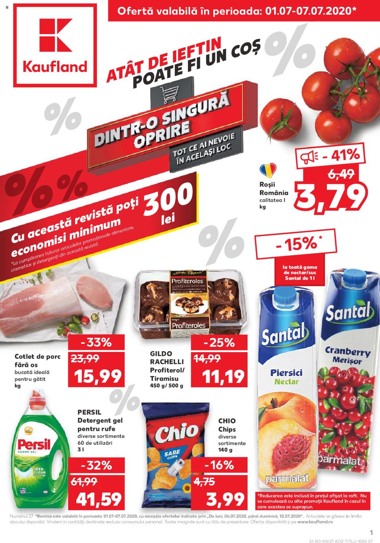 Catalog Kaufland 1 - 7 Iulie 2020 | Pagina 1