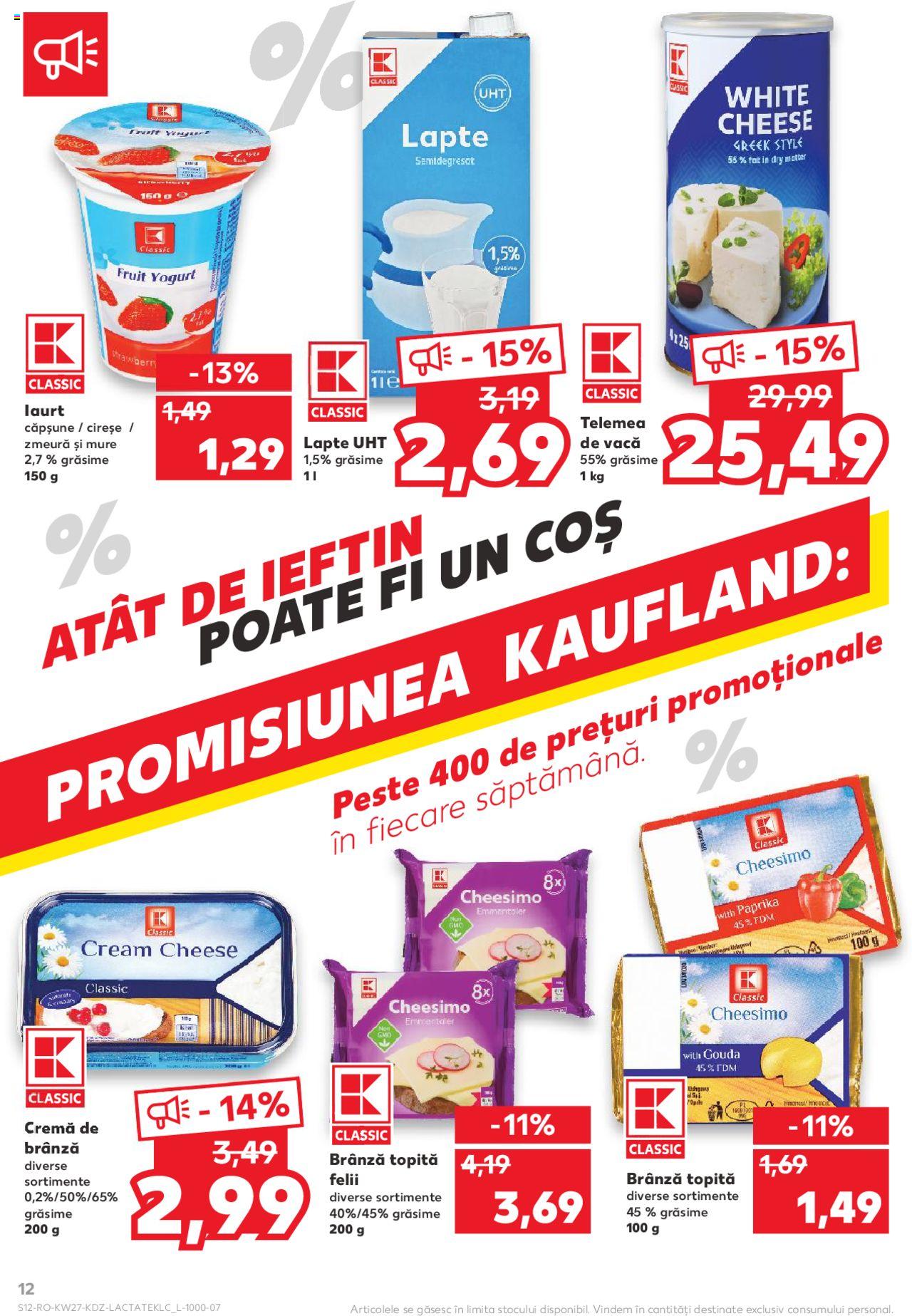 Catalog Kaufland 1 - 7 Iulie 2020 | Pagina 12