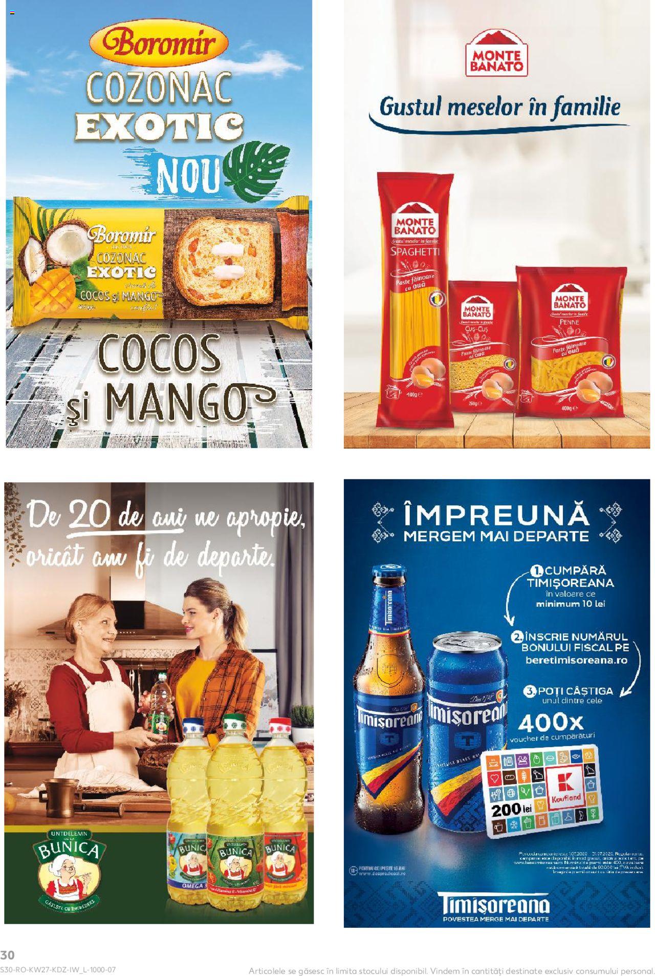 Catalog Kaufland 1 - 7 Iulie 2020 | Pagina 30