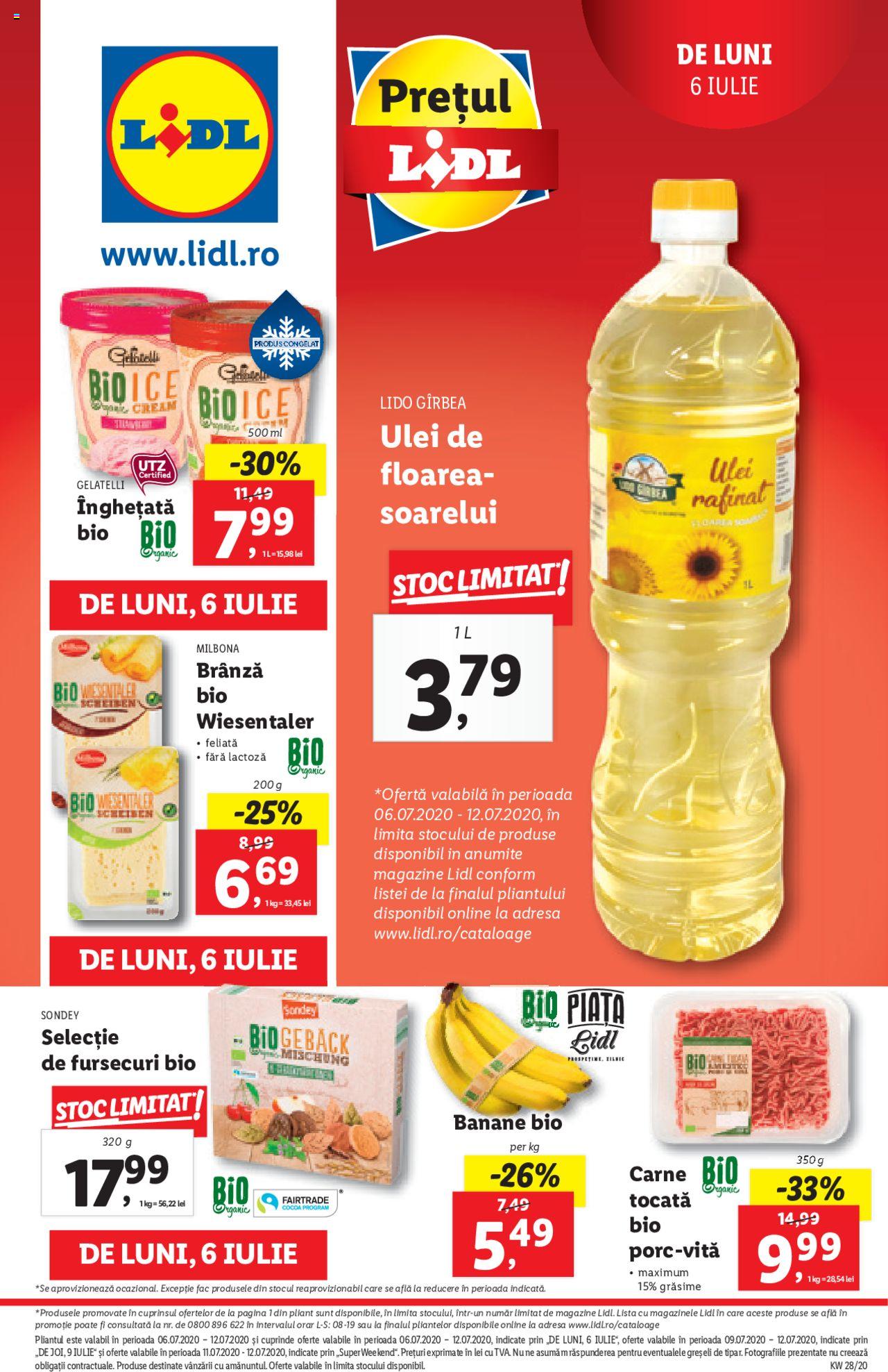 Catalog LIDL 6 - 12 Iulie 2020 | Pagina 1