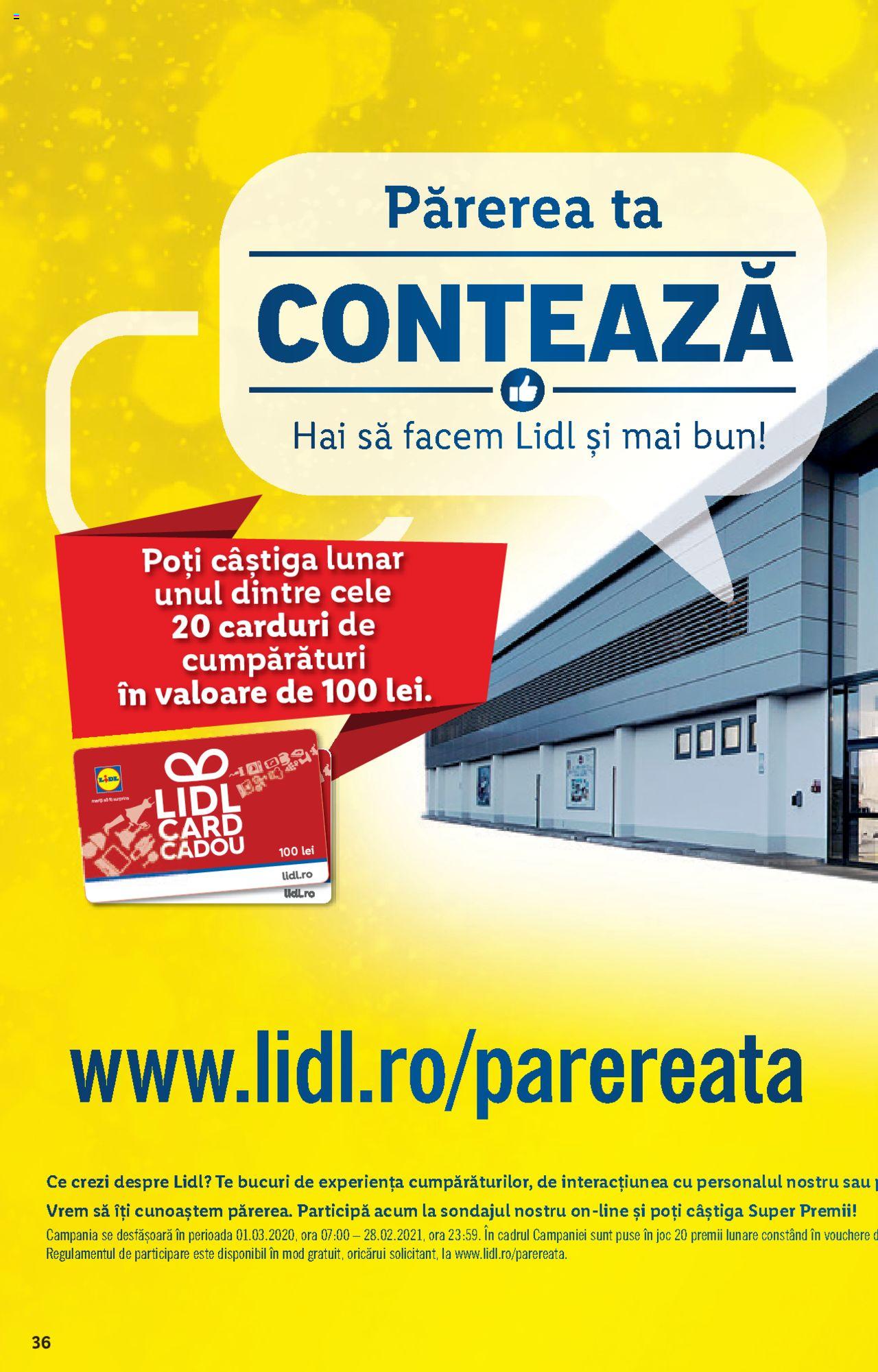 Catalog LIDL 6 - 12 Iulie 2020 | Pagina 36