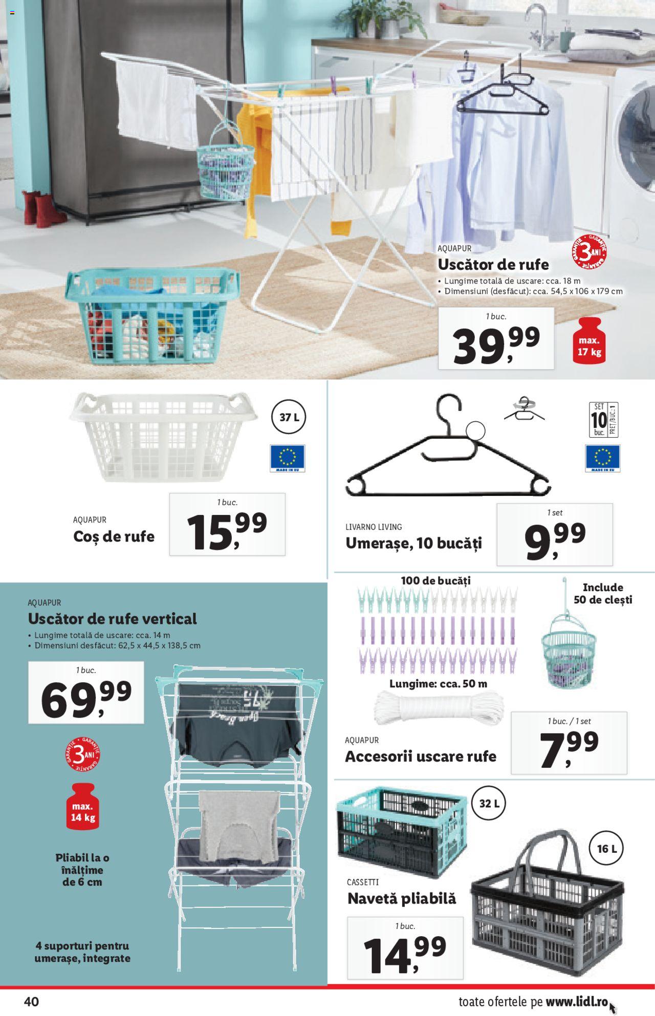 Catalog LIDL 6 - 12 Iulie 2020 | Pagina 40
