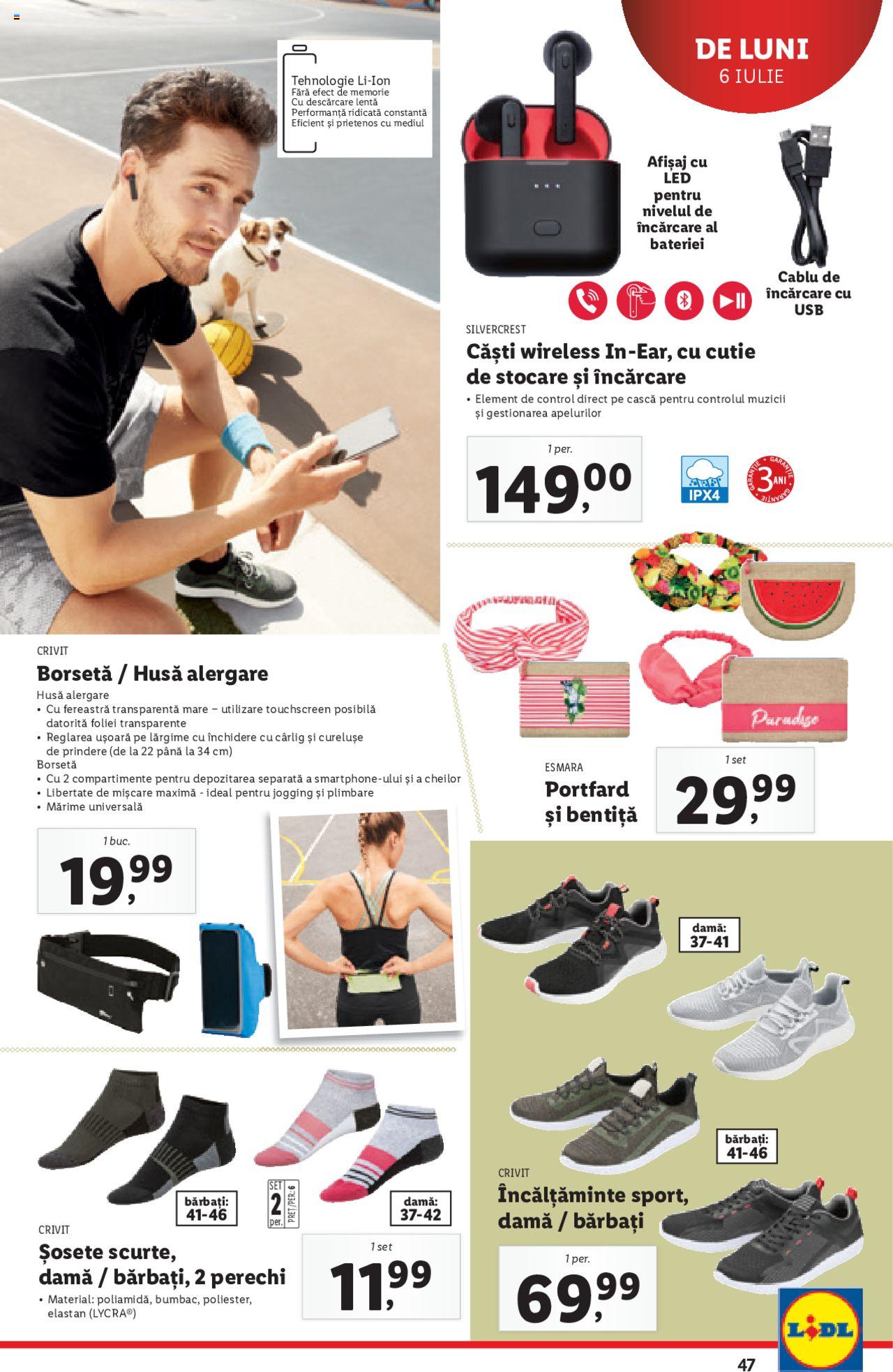 Catalog LIDL 6 - 12 Iulie 2020 | Pagina 47