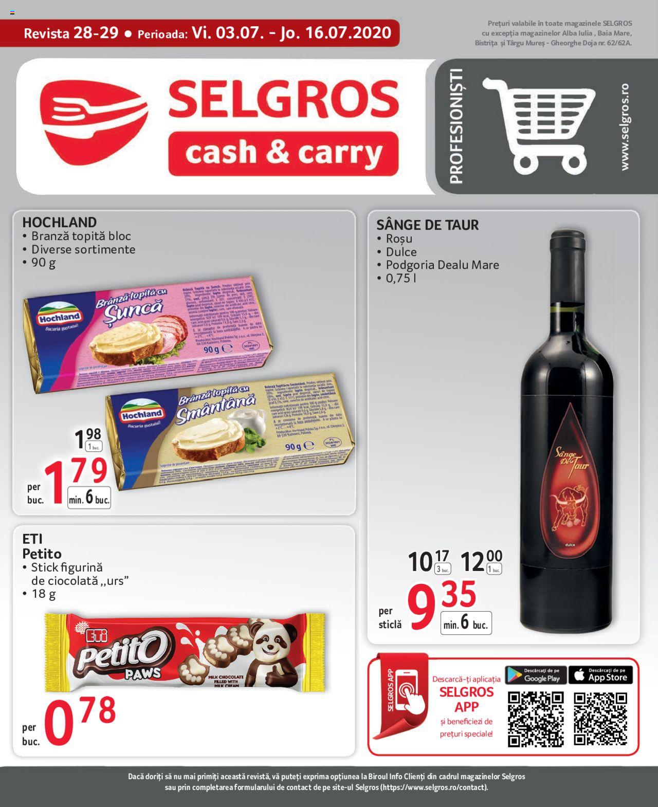 Catalog Selgros 3 - 16 Iulie 2020 | Pagina 1