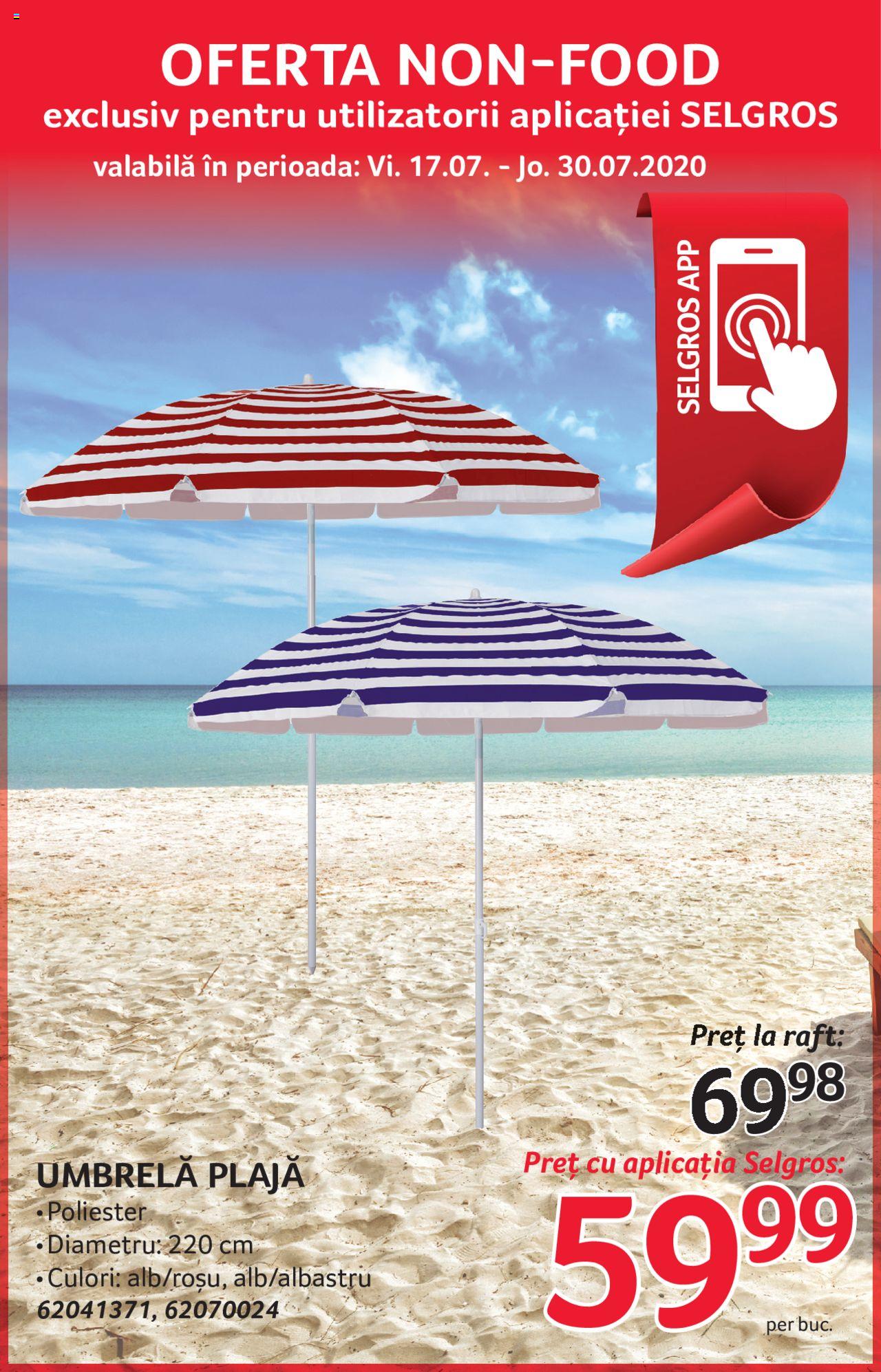 Catalog Selgros 17 - 30 Iulie 2020 | Pagina 1