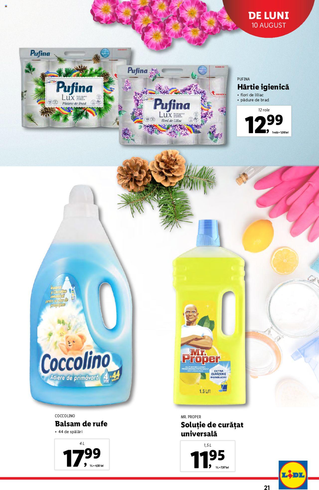 Catalog LIDL 10 - 16 August 2020 | Pagina 21