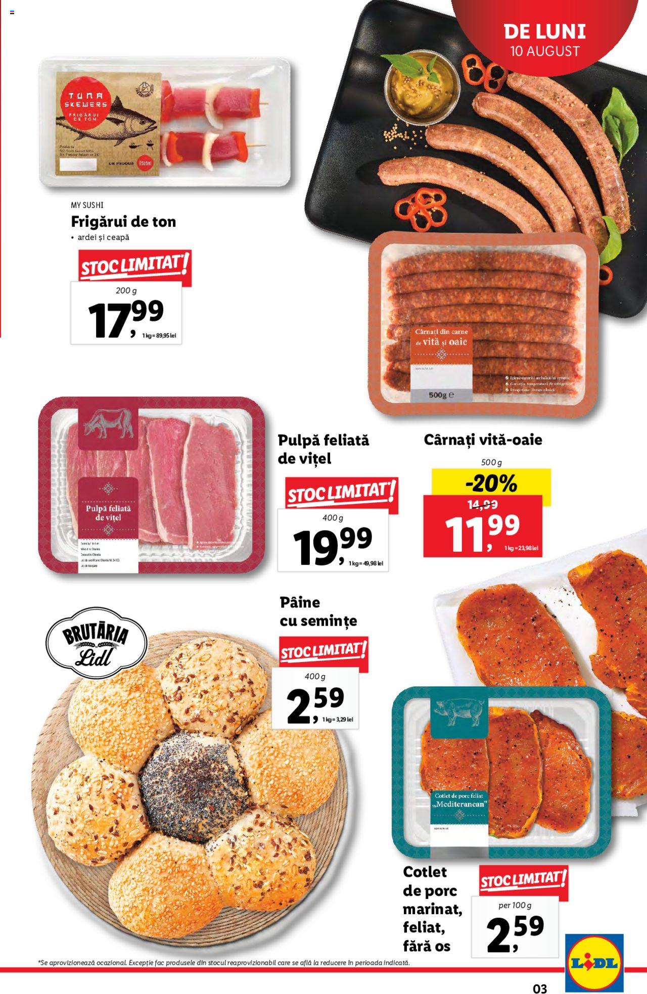 Catalog LIDL 10 - 16 August 2020 | Pagina 3