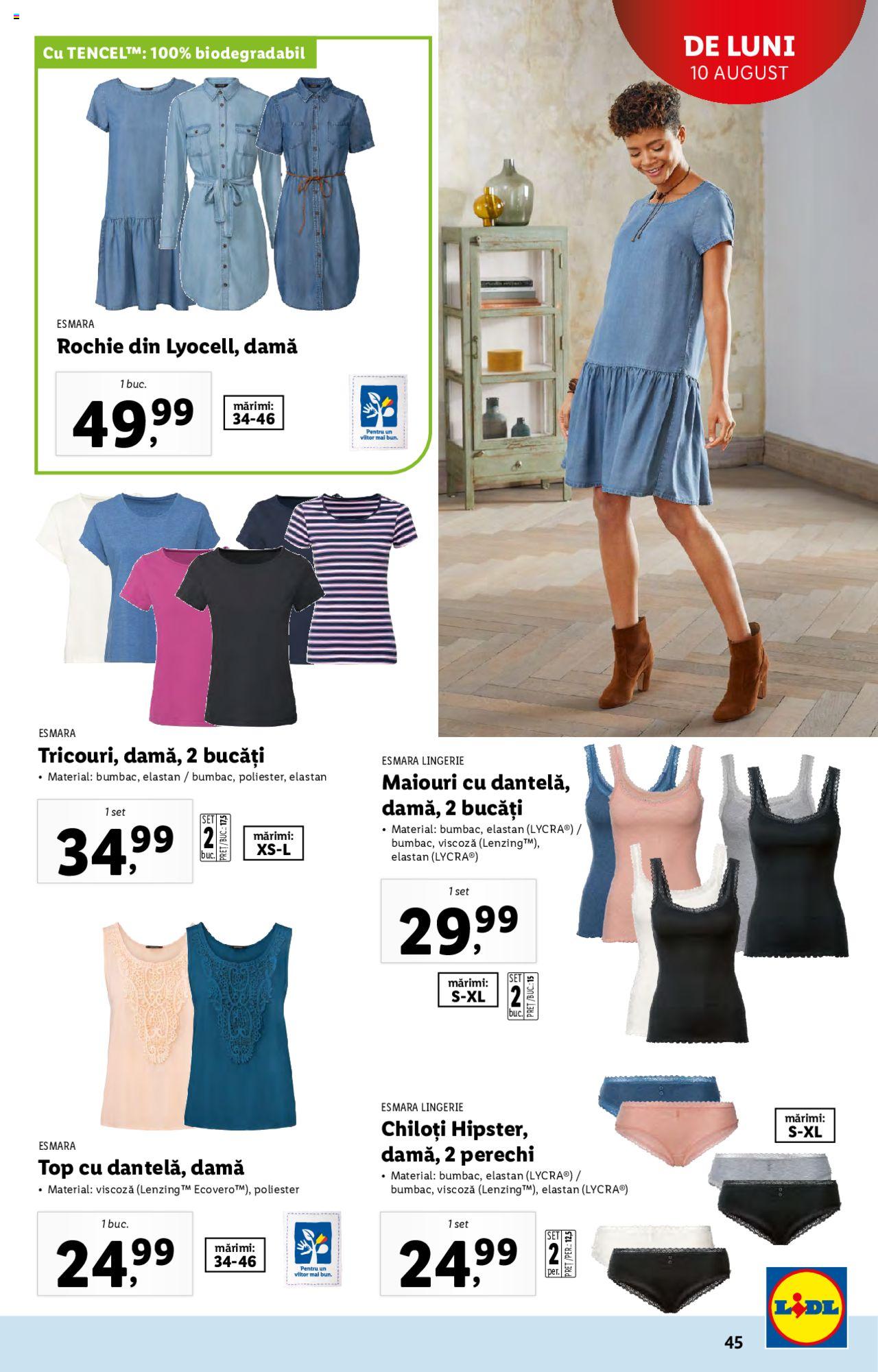 Catalog LIDL 10 - 16 August 2020 | Pagina 45
