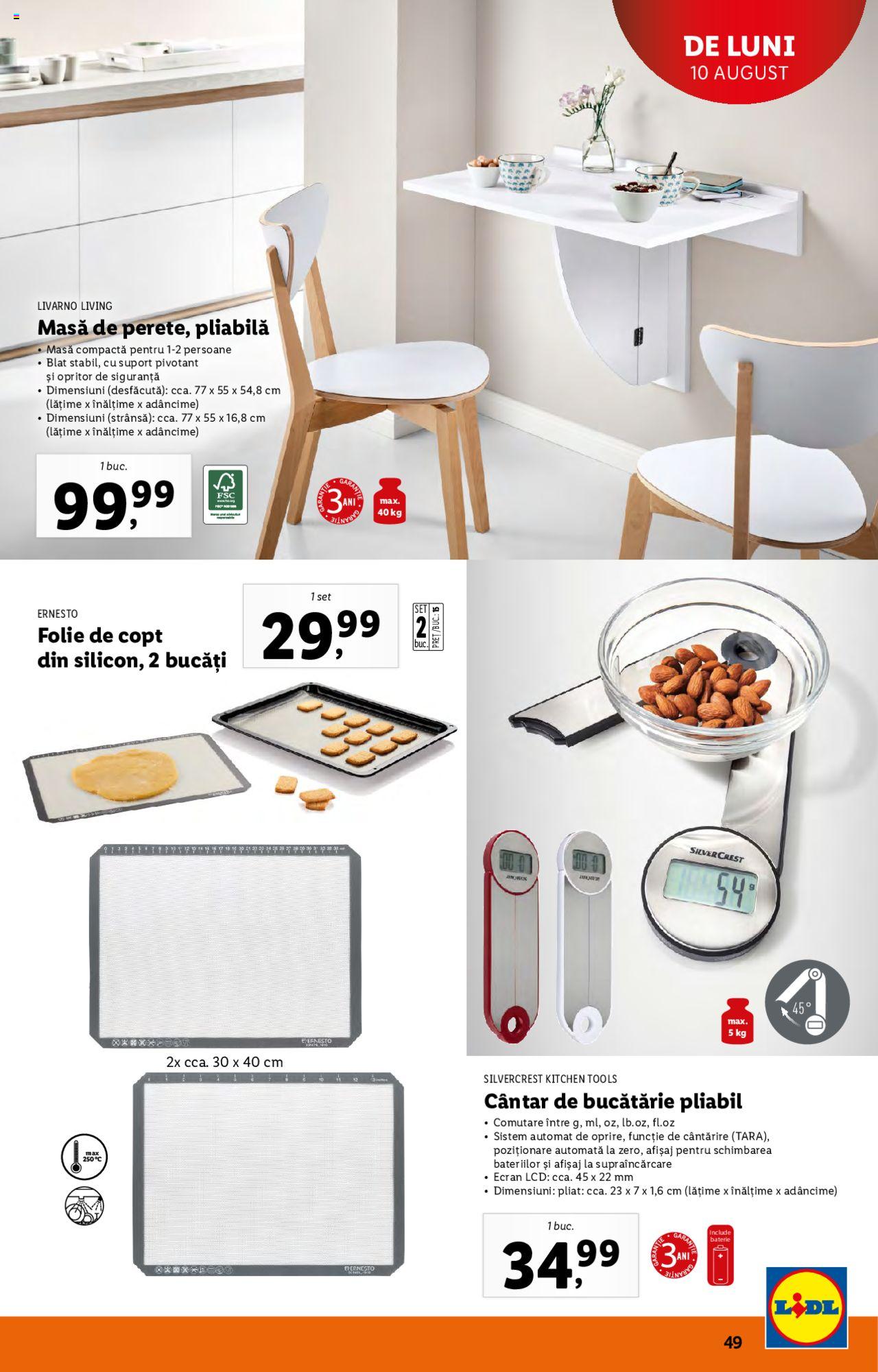 Catalog LIDL 10 - 16 August 2020 | Pagina 49