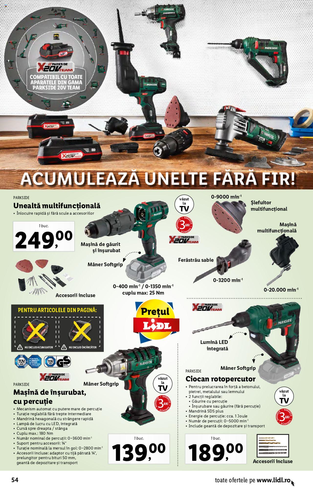 Catalog LIDL 10 - 16 August 2020 | Pagina 54