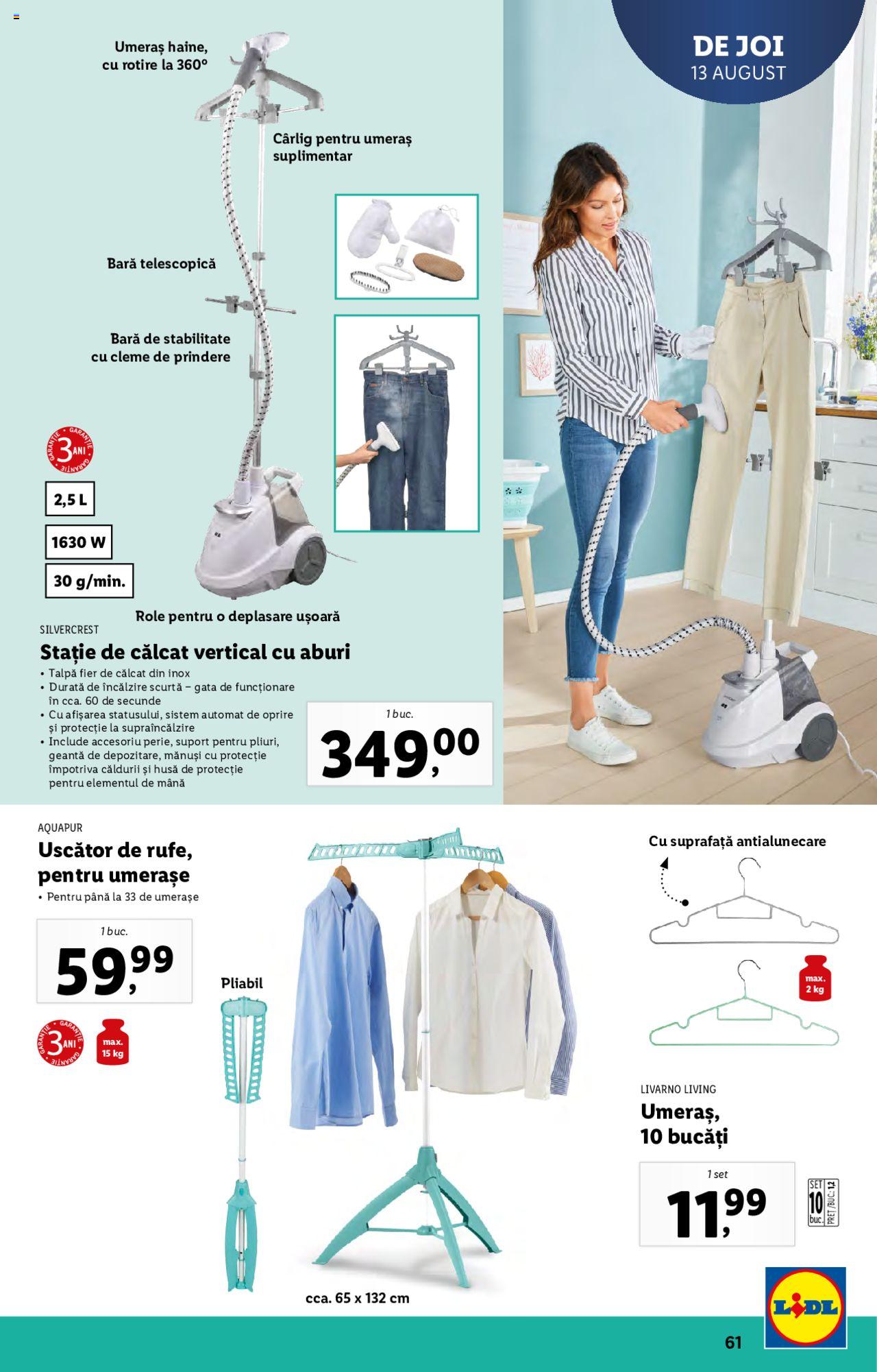 Catalog LIDL 10 - 16 August 2020 | Pagina 61
