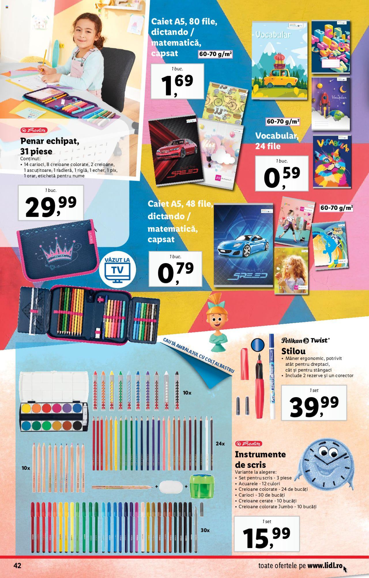 Catalog LIDL 17 - 23 August 2020 | Pagina 42