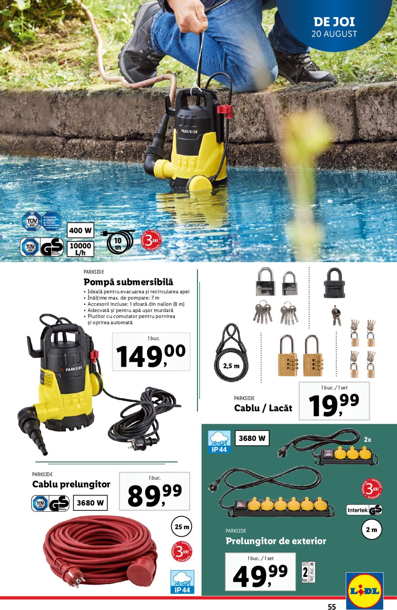 Catalog LIDL 17 - 23 August 2020 | Pagina 55