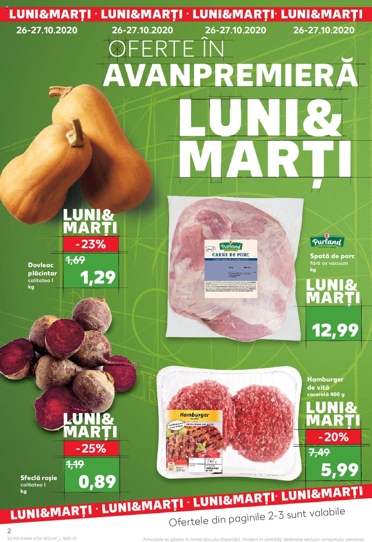Catalog Kaufland 28 Octombrie - 3 Noiembrie 2020 | Pagina 2