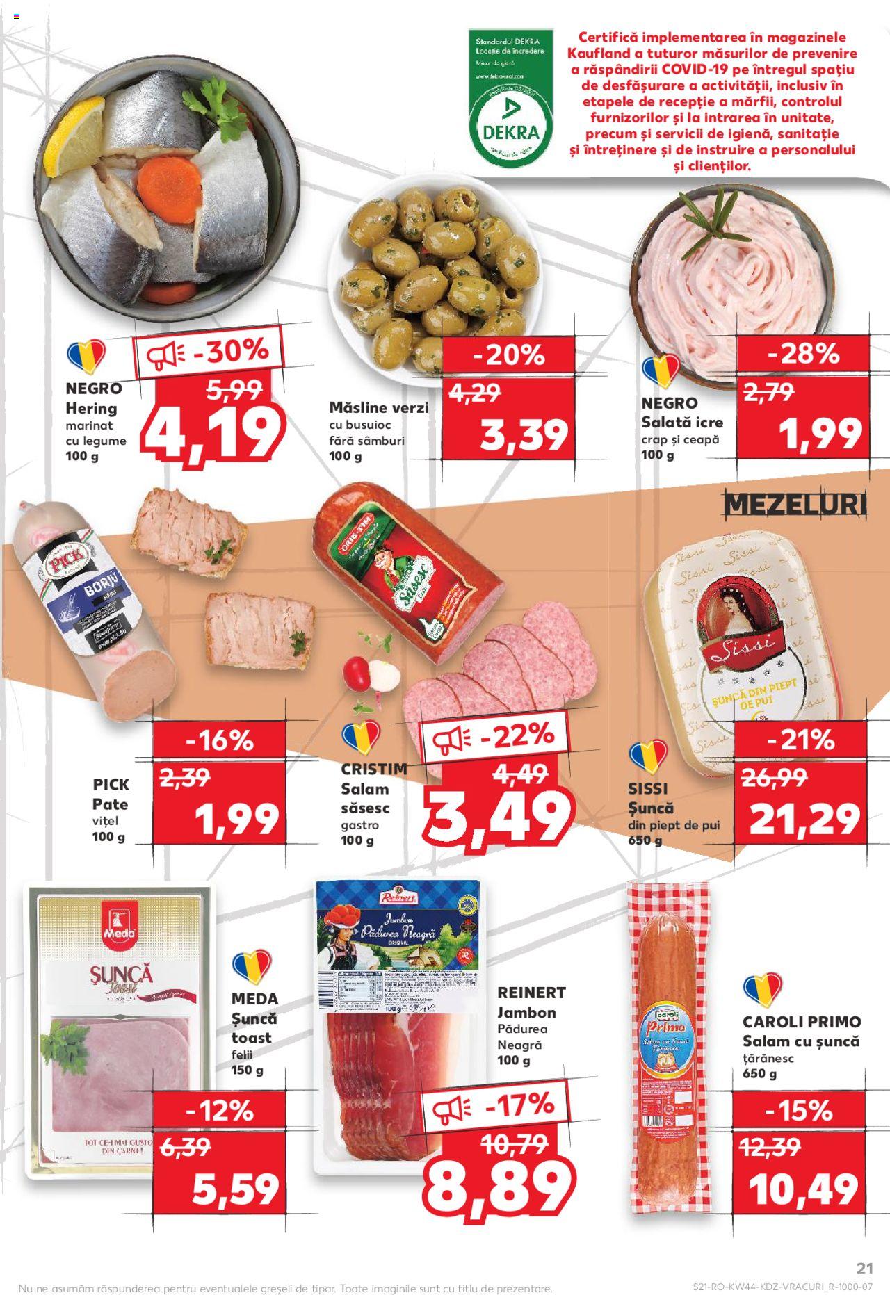 Catalog Kaufland 28 Octombrie - 3 Noiembrie 2020 | Pagina 21