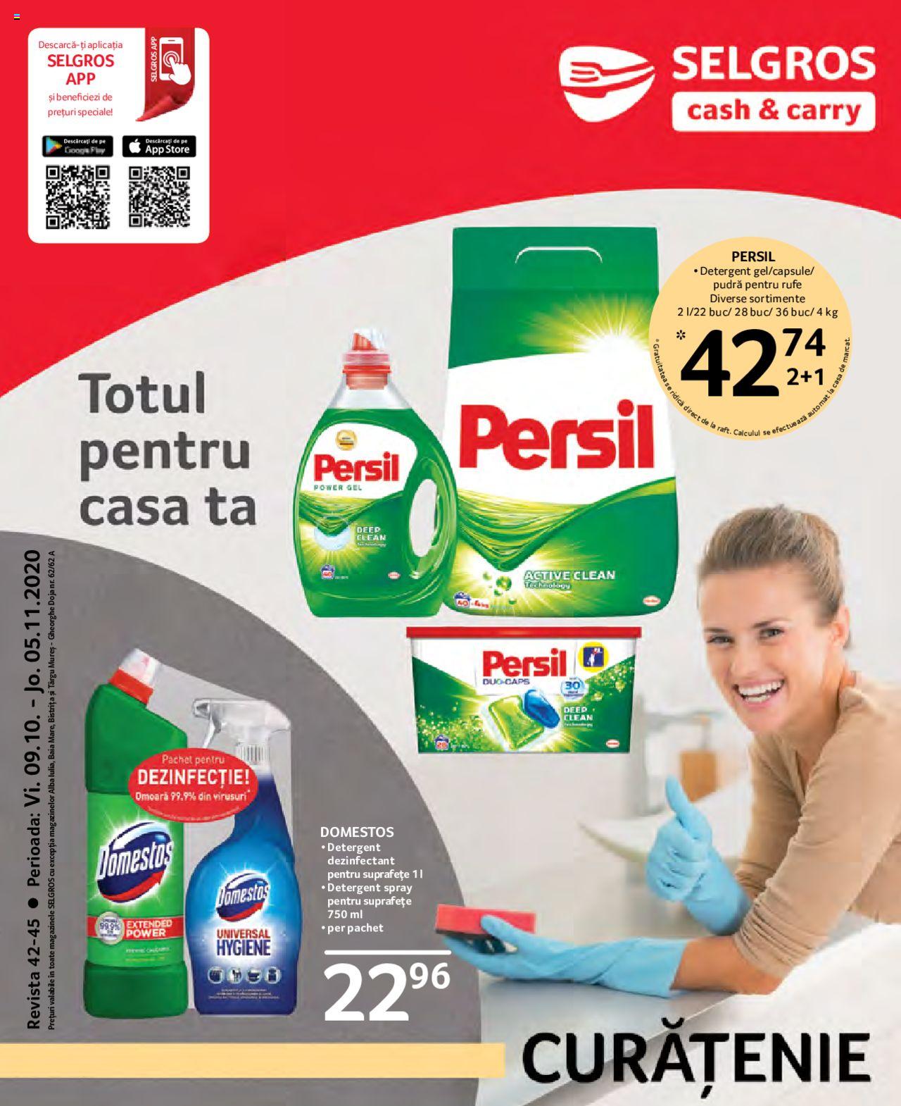Catalog Selgros 9 Octombrie - 5 Noiembrie 2020 | Pagina 1